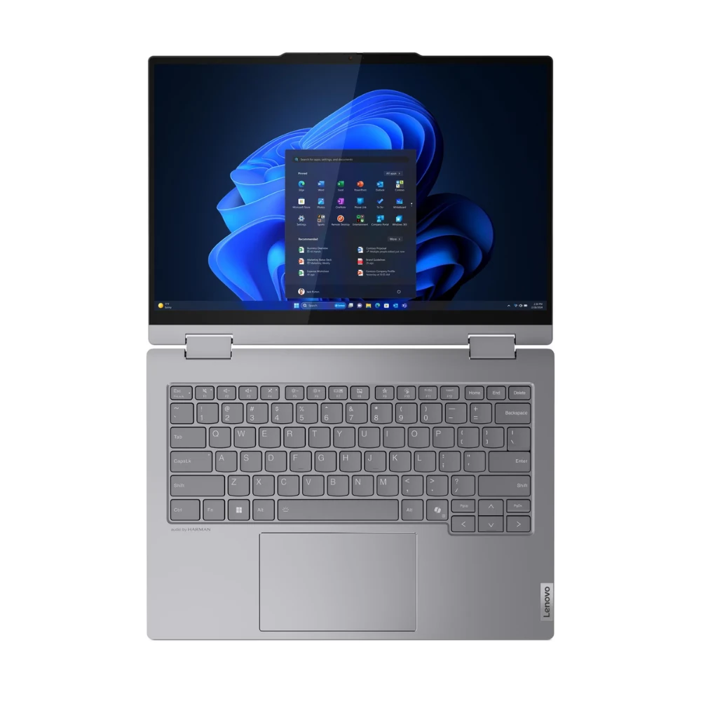 Lenovo ThinkBook 14 2-in-1 G4 IML Ultra 7-155U 32-GBDDR5 512 GB Intel Graphics 14" WUXGA Freedos + HMF Sırt Çantası 21MX002VTRHMF17