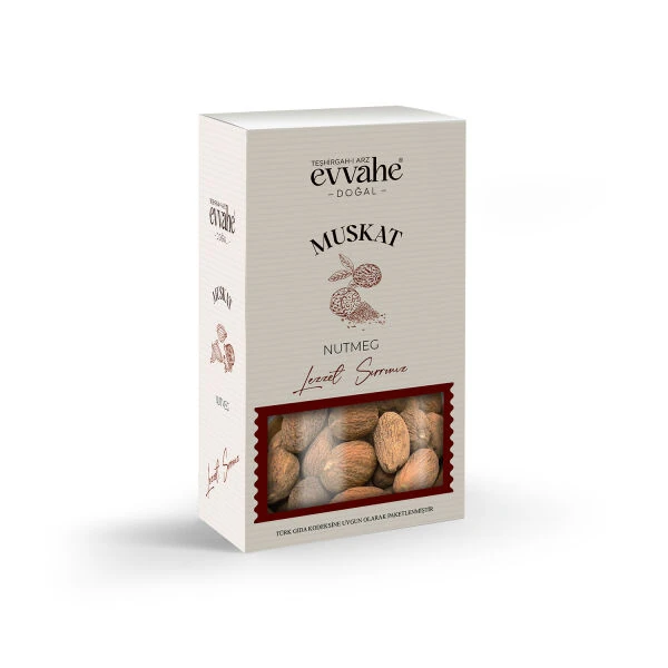 EVVAHE MUSKAT KÜÇÜK HİNDİSTAN CEVİZİ 50 GR