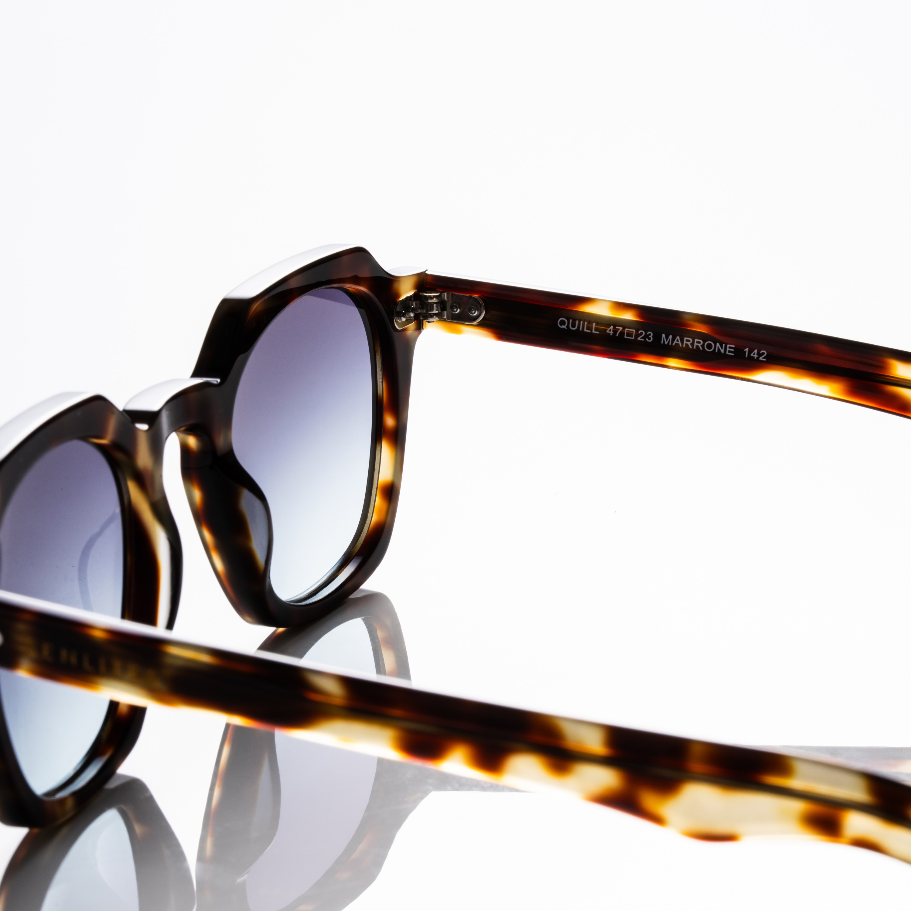 QUILL MARRONE Unisex Açık Kahverengi UV400 Güneş Gözlüğü
