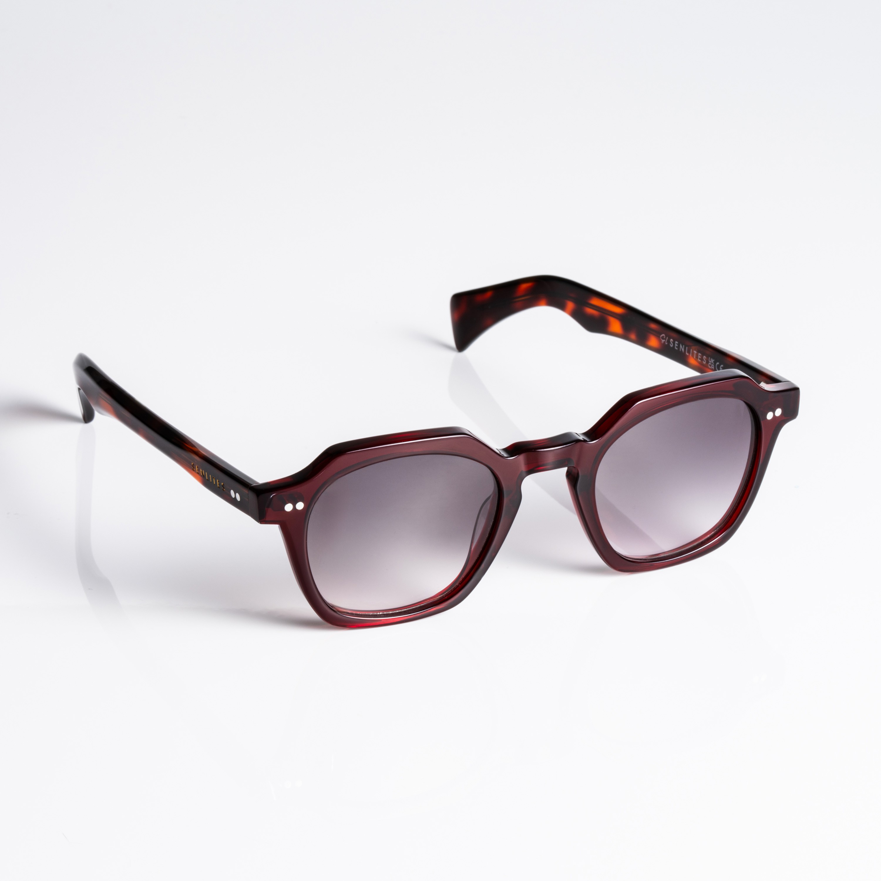 QUILL HAVANA Unisex Bordo UV400 Güneş Gözlüğü