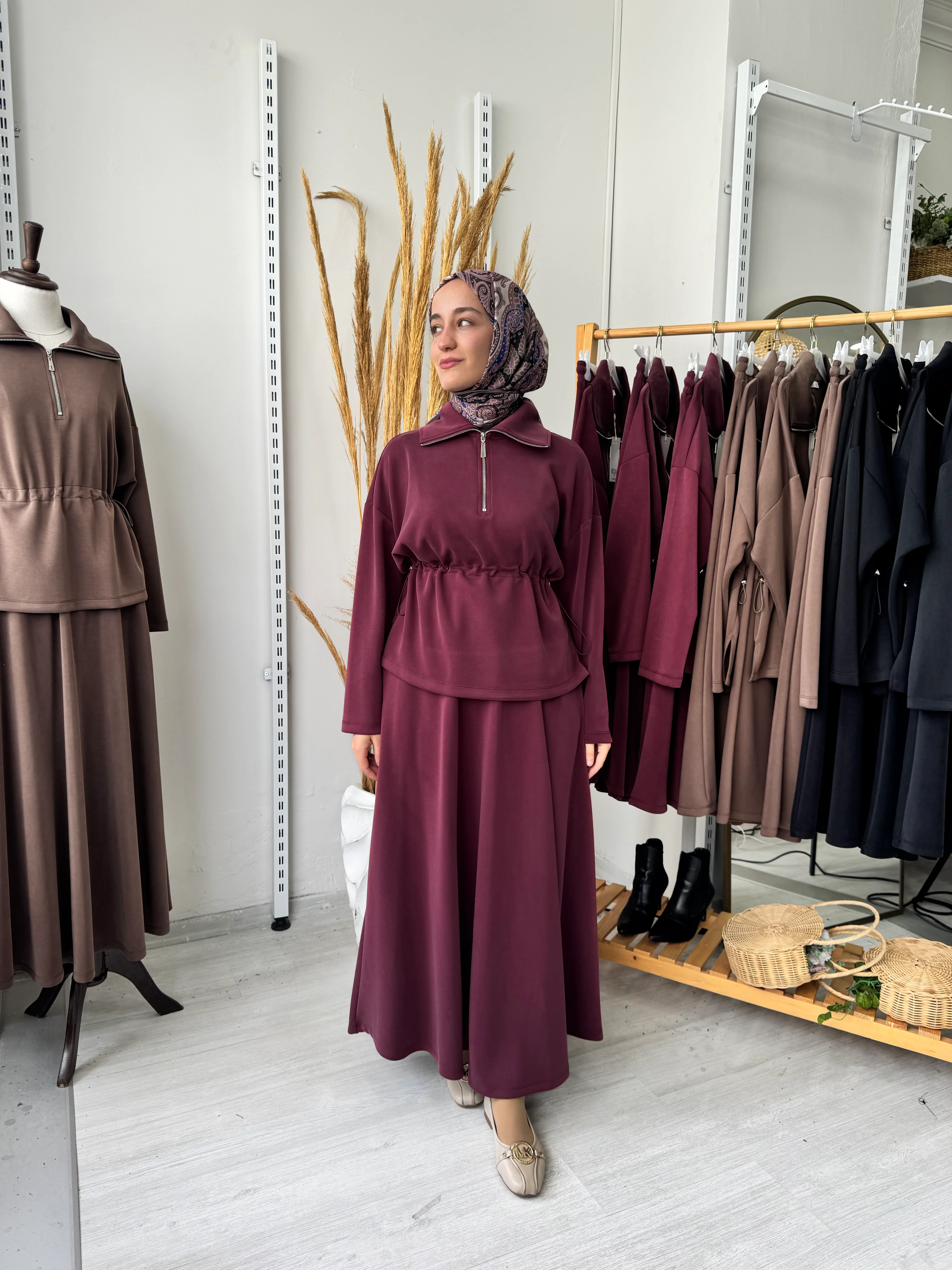 oysho lol takım - bordo