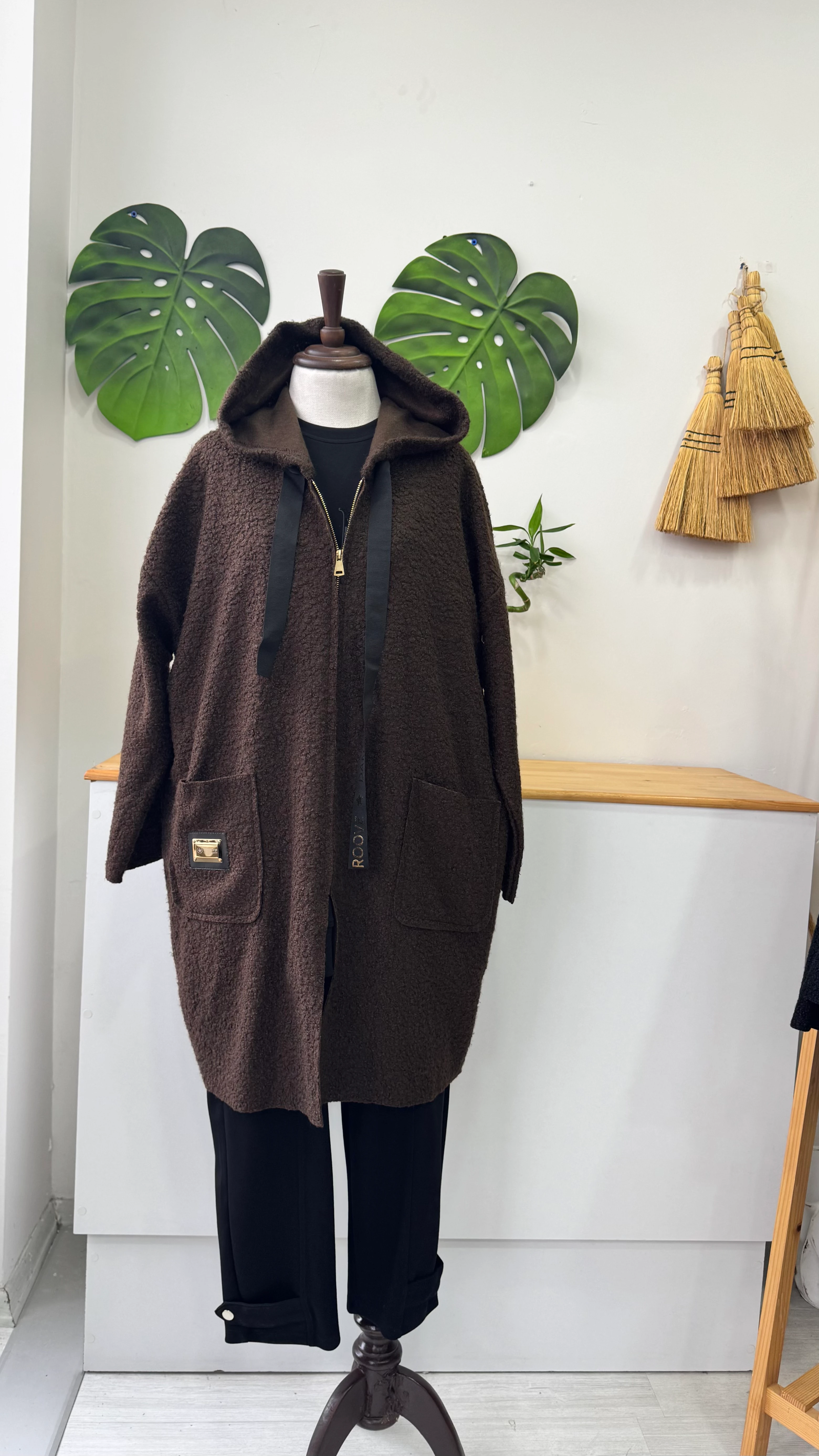 overslze kap  - Kahverengi