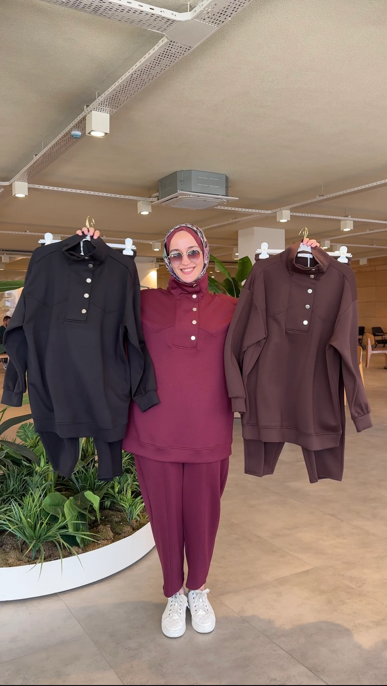 roza takım - Kahverengi