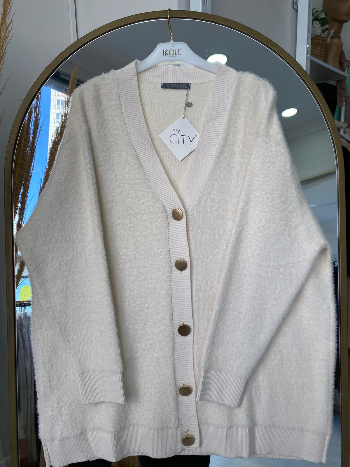 Angora Hırka - ekru