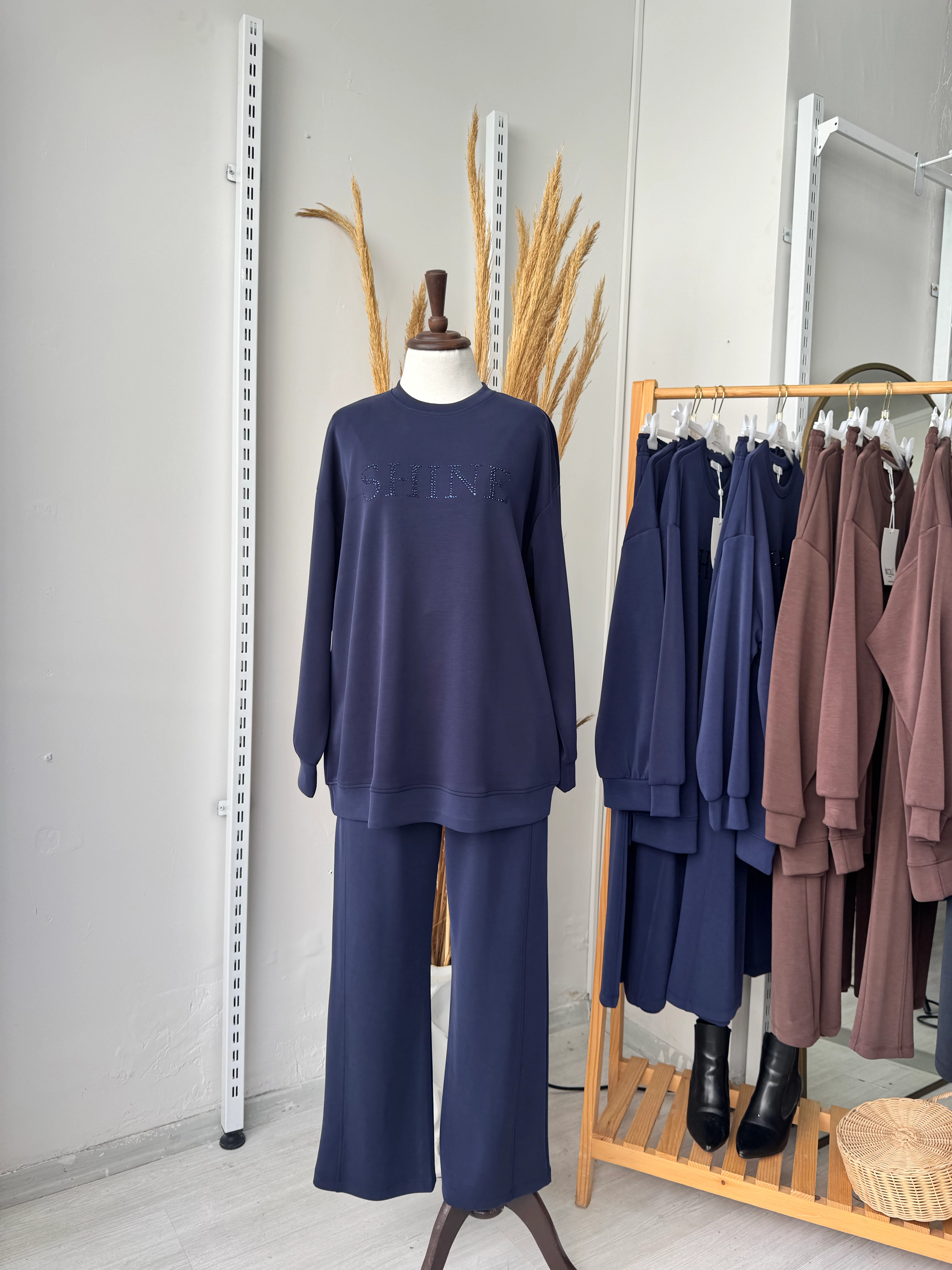 oysho shine takım - Lacivert