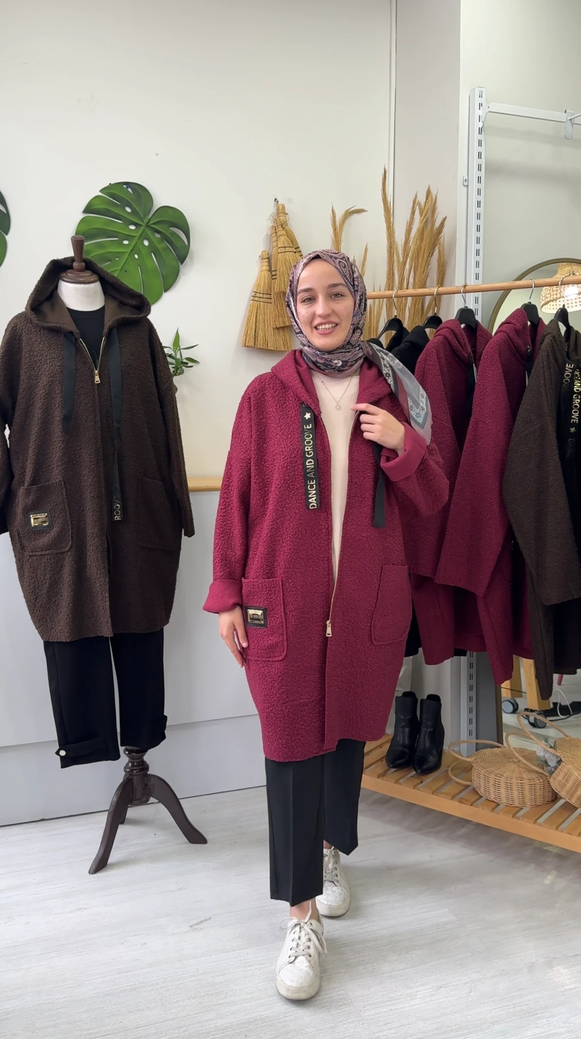 overslze kap  - bordo