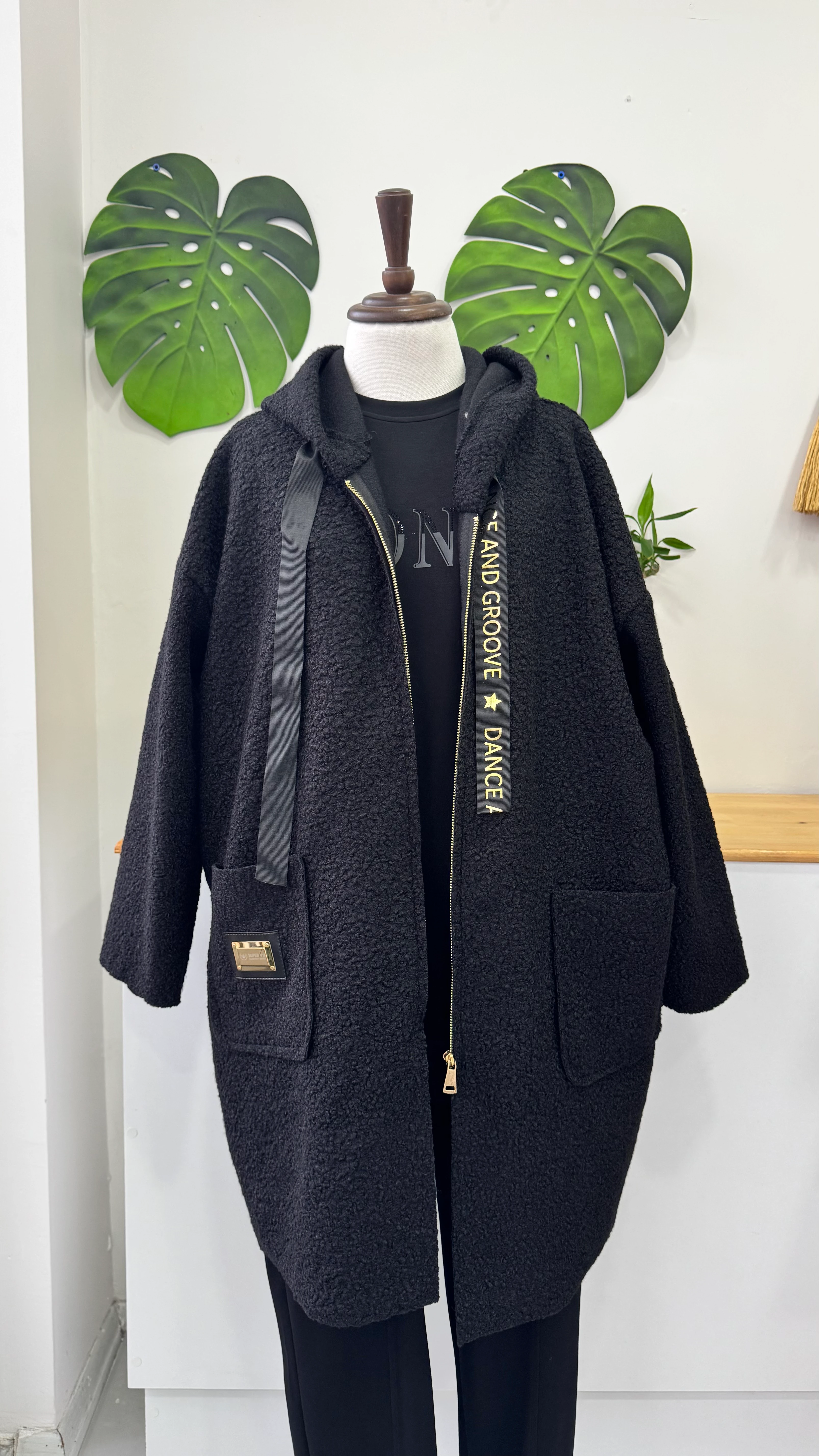 overslze kap  - Siyah