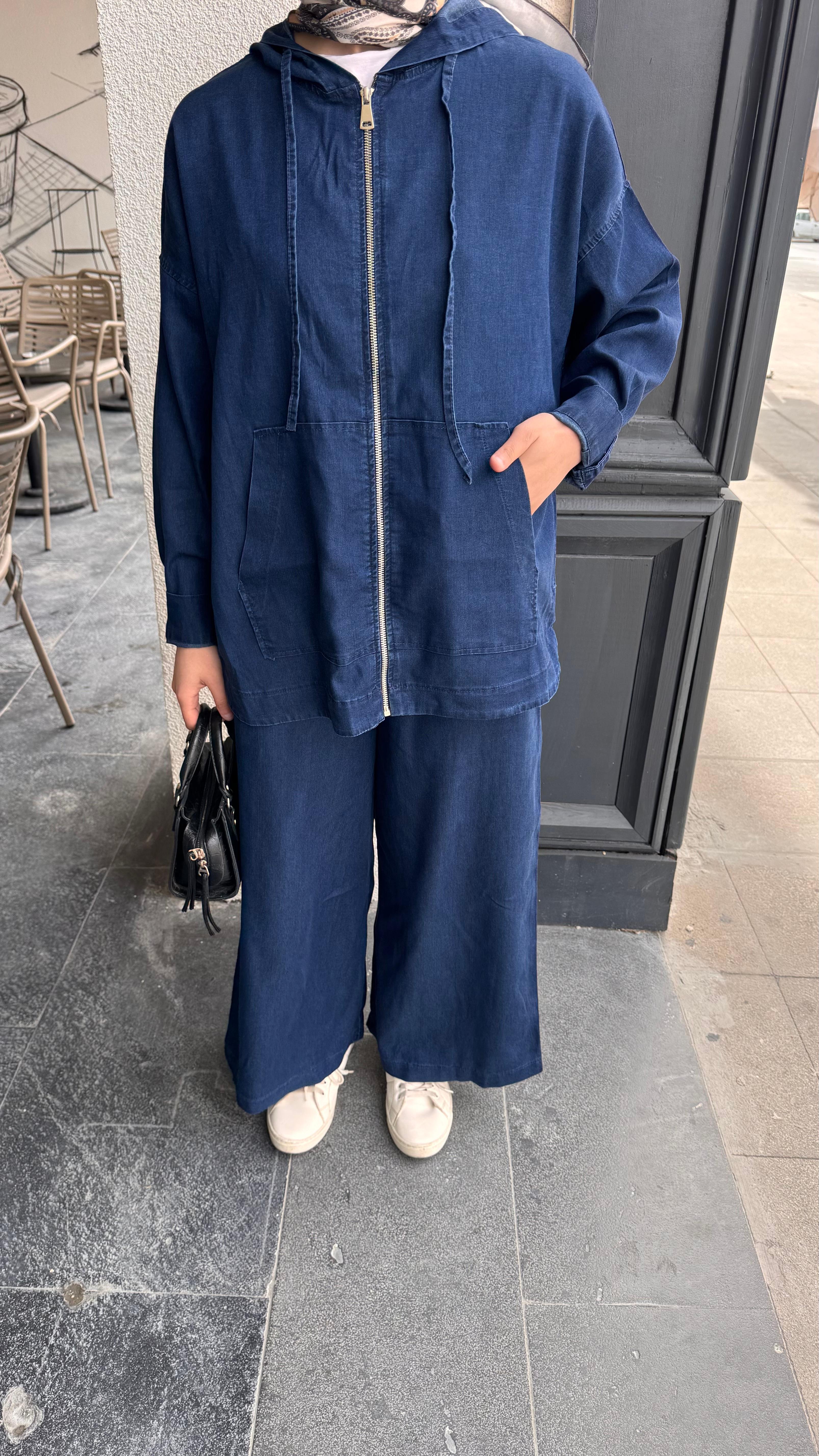 Denim Kot Takım