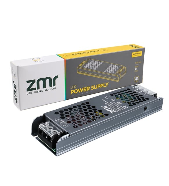 ZMR 12 VOLT 12.5 AMPER 150 WATT SLIM METAL KASA ADAPTÖR