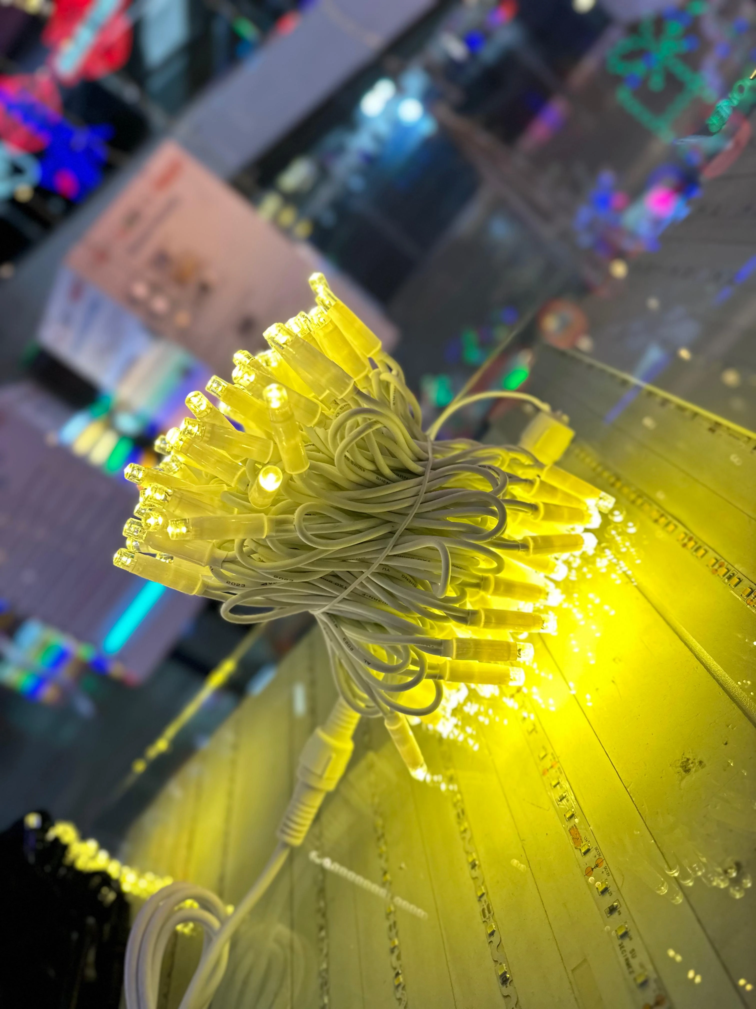 10 METRE STRİNG İP LED DIŞ MEKAN İP65 YILBAŞI SÜSLEMELESİ 100 LEDLİ BEYAZ KABLO