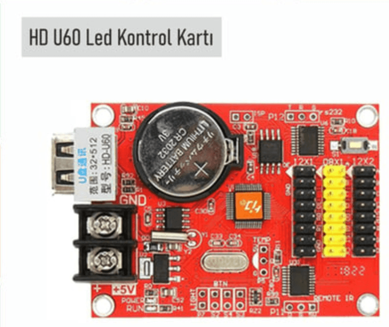 HD U60 LED KONTROL KARTI