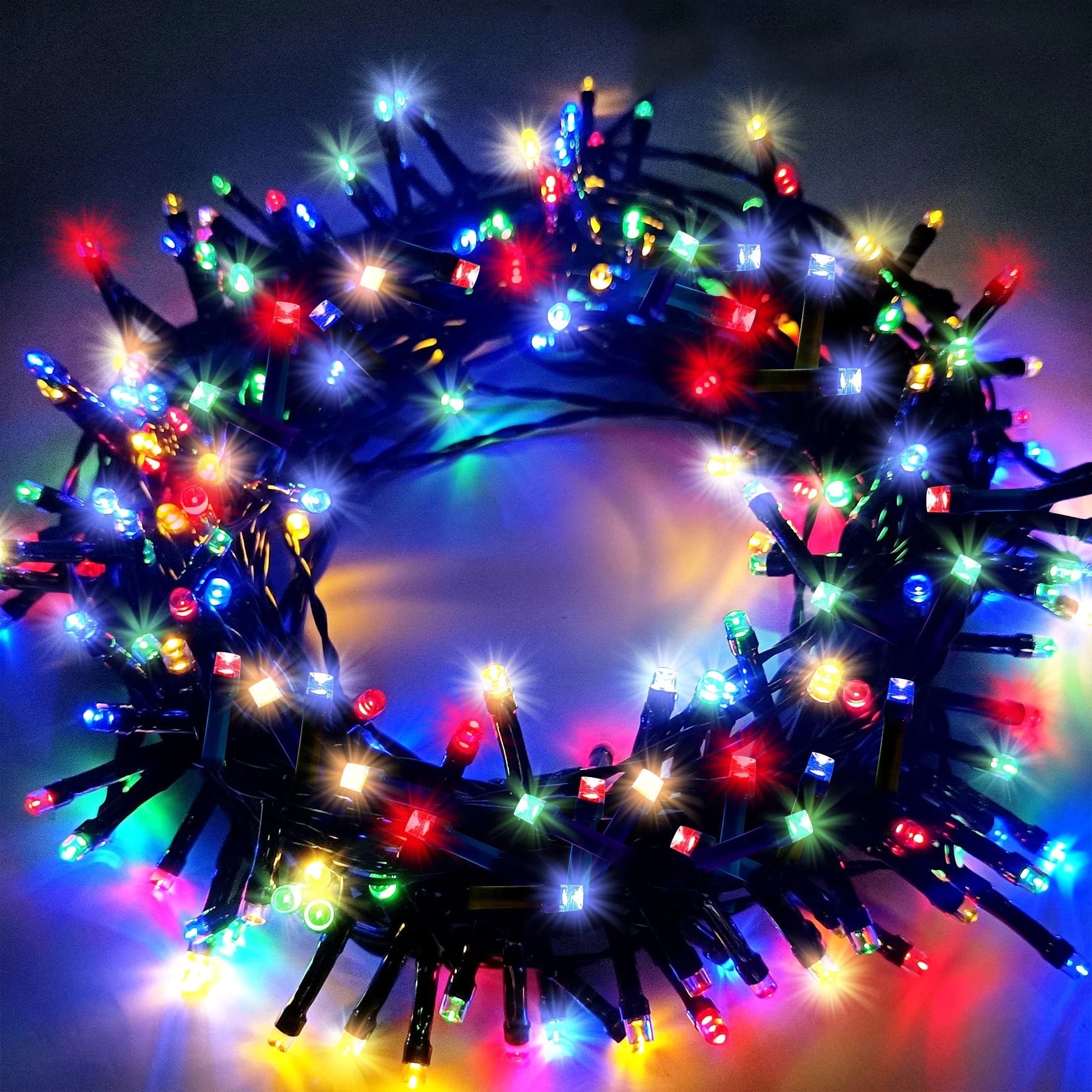10 METRE STRİNG İP LED İP44 YILBAŞI SÜSLEMELESİ 100 LEDLİ ŞEFFAF KABLO