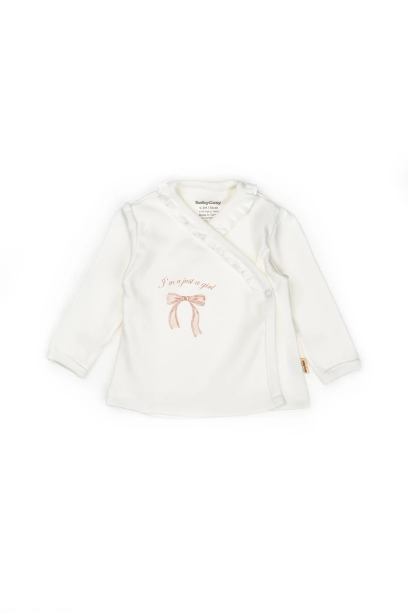 BABYCOSY ORGANIC KIZ 0-3 AY BOW 10LU SET