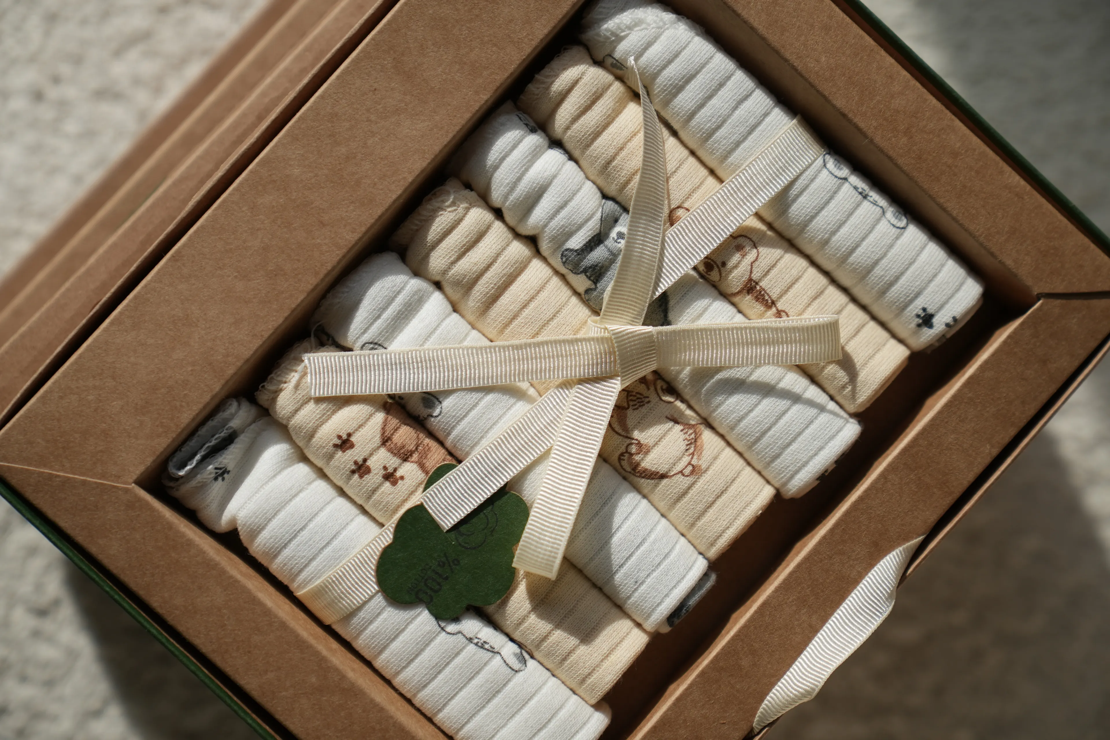 UNISEX 1/12 AY %100 PAMUK 7’Lİ KUTULU MENDİL