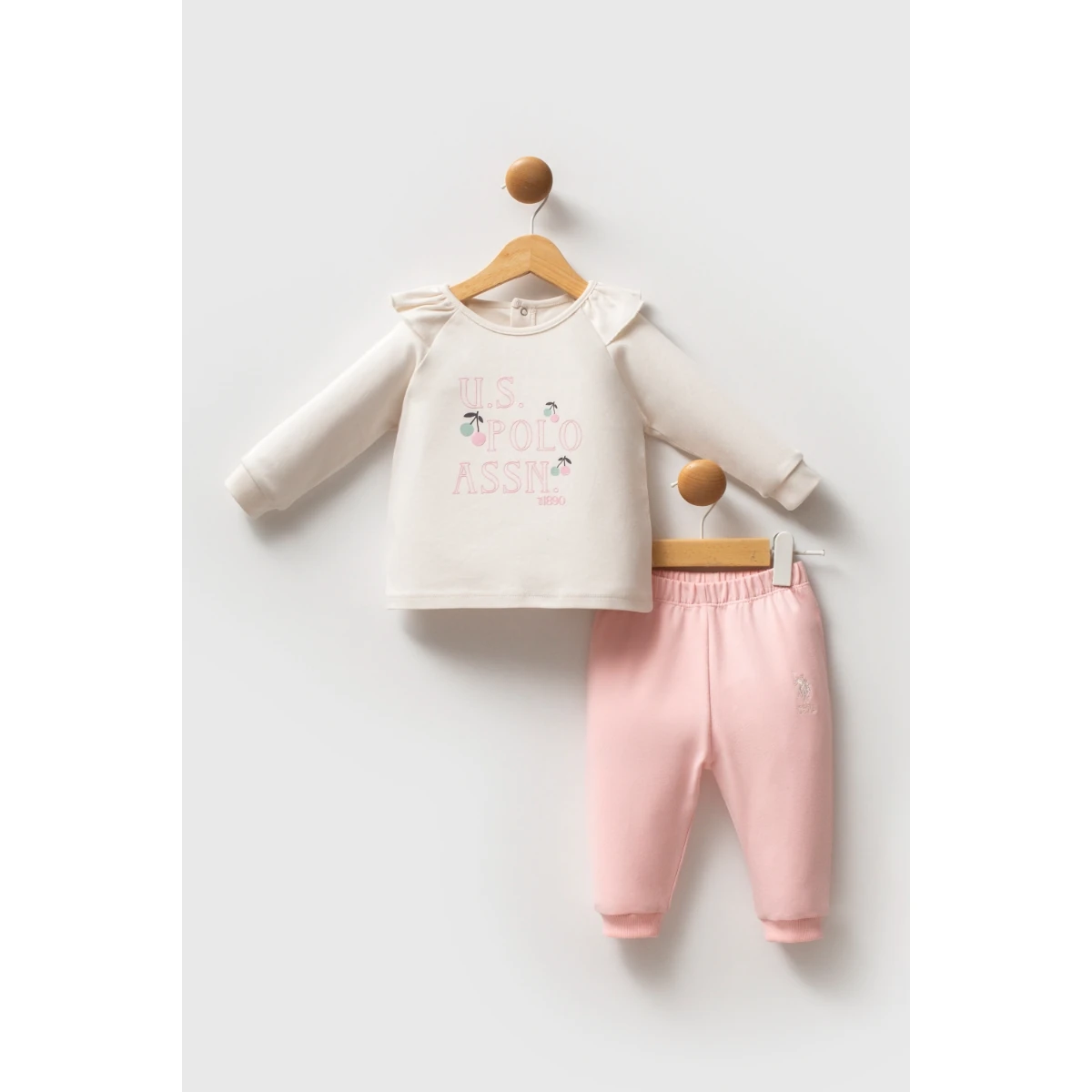 US POLO KIZ 6-9-12-18-24-36 AY 2Lİ TAKIM