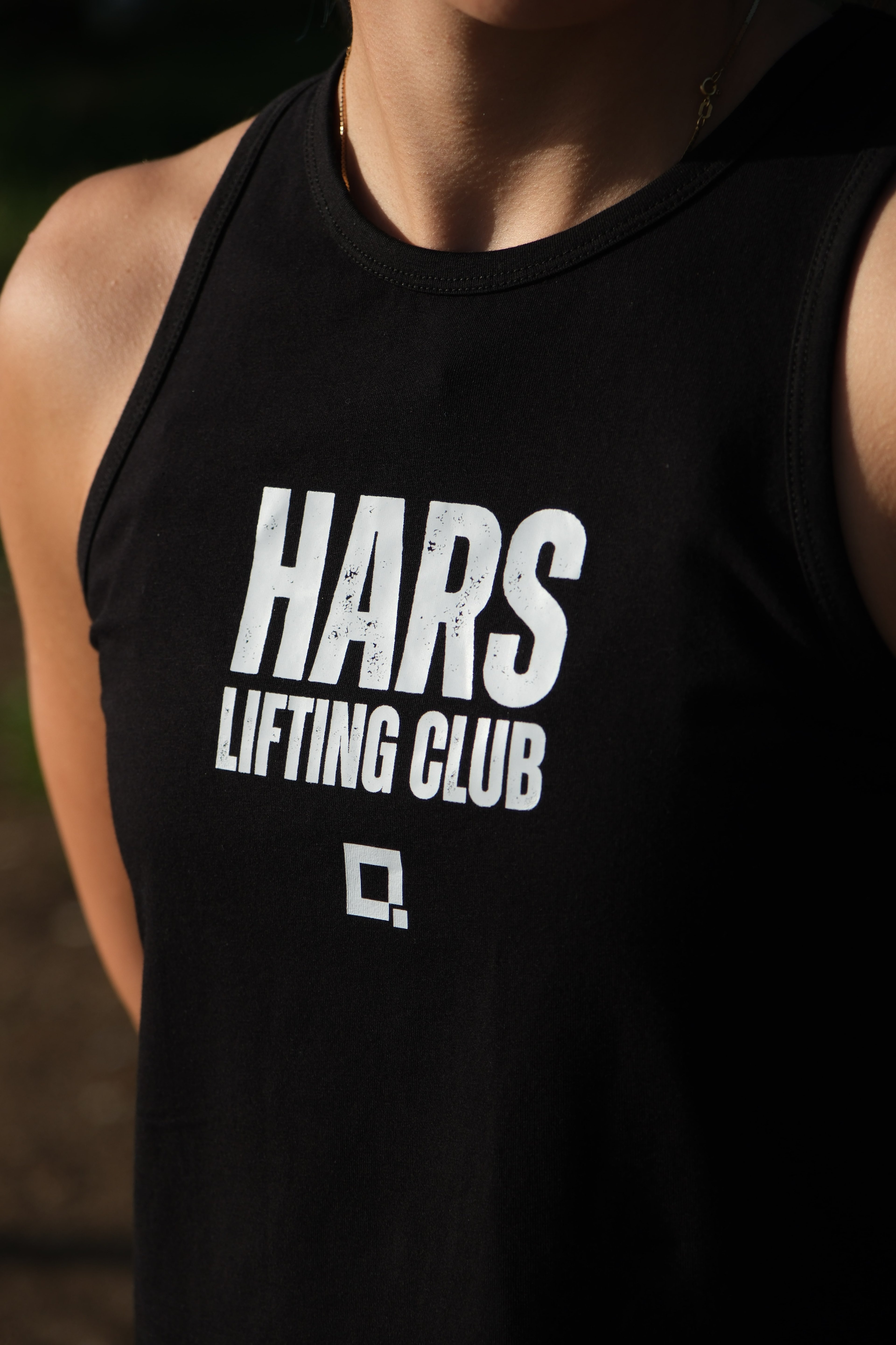 SİYAH "GIRLS WHO LIFT" CROPPED TANK