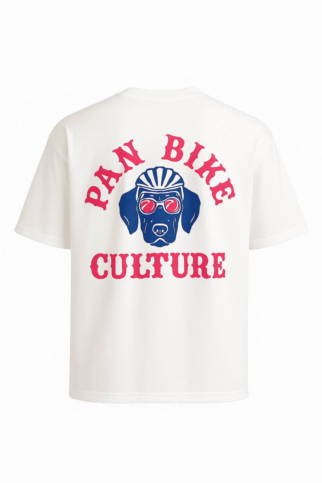 PANBIKECULTURE KIRIK BEYAZ “OVERSIZE” T-SHIRT