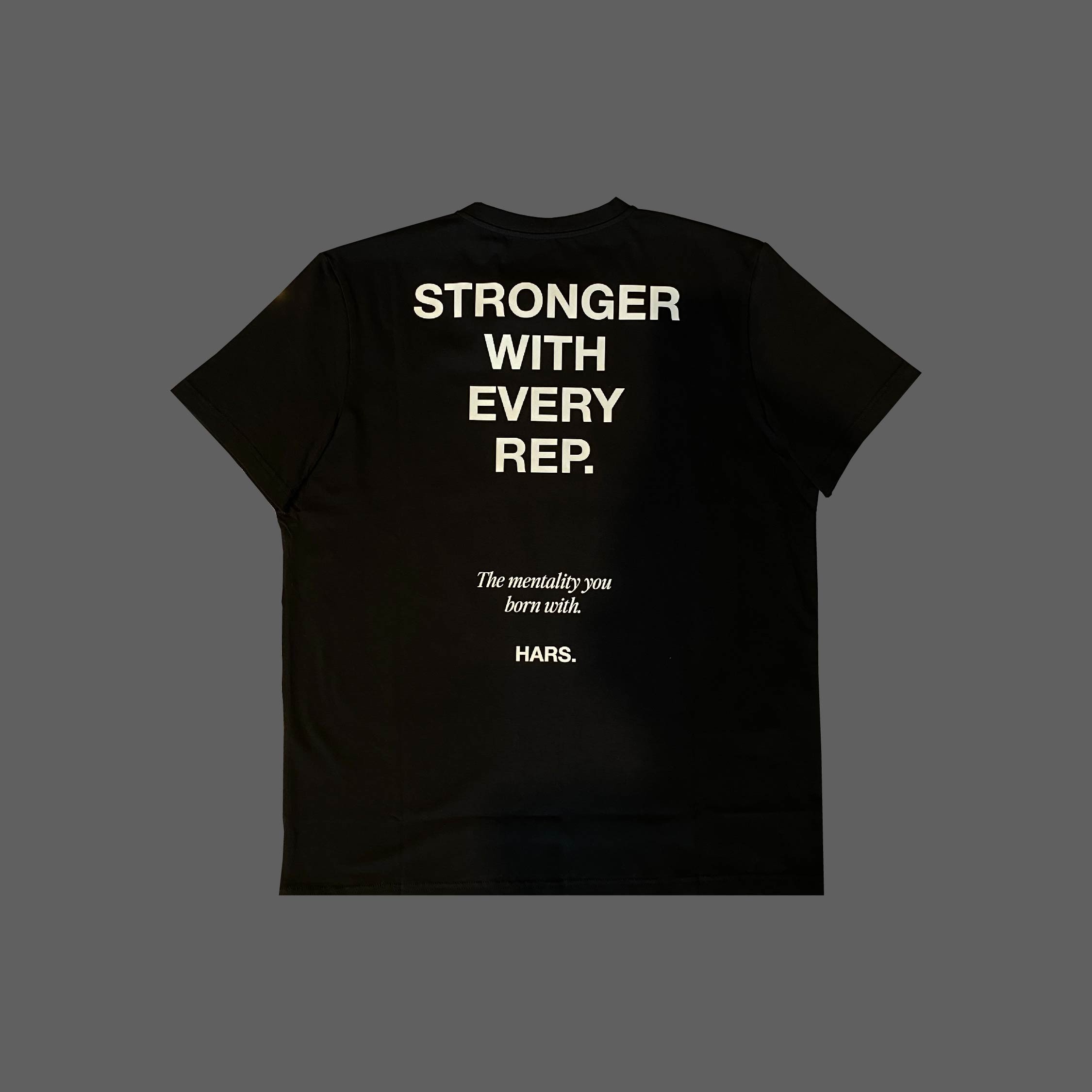 HARS "STRONGER WITH EVERY REP" T-SHIRT