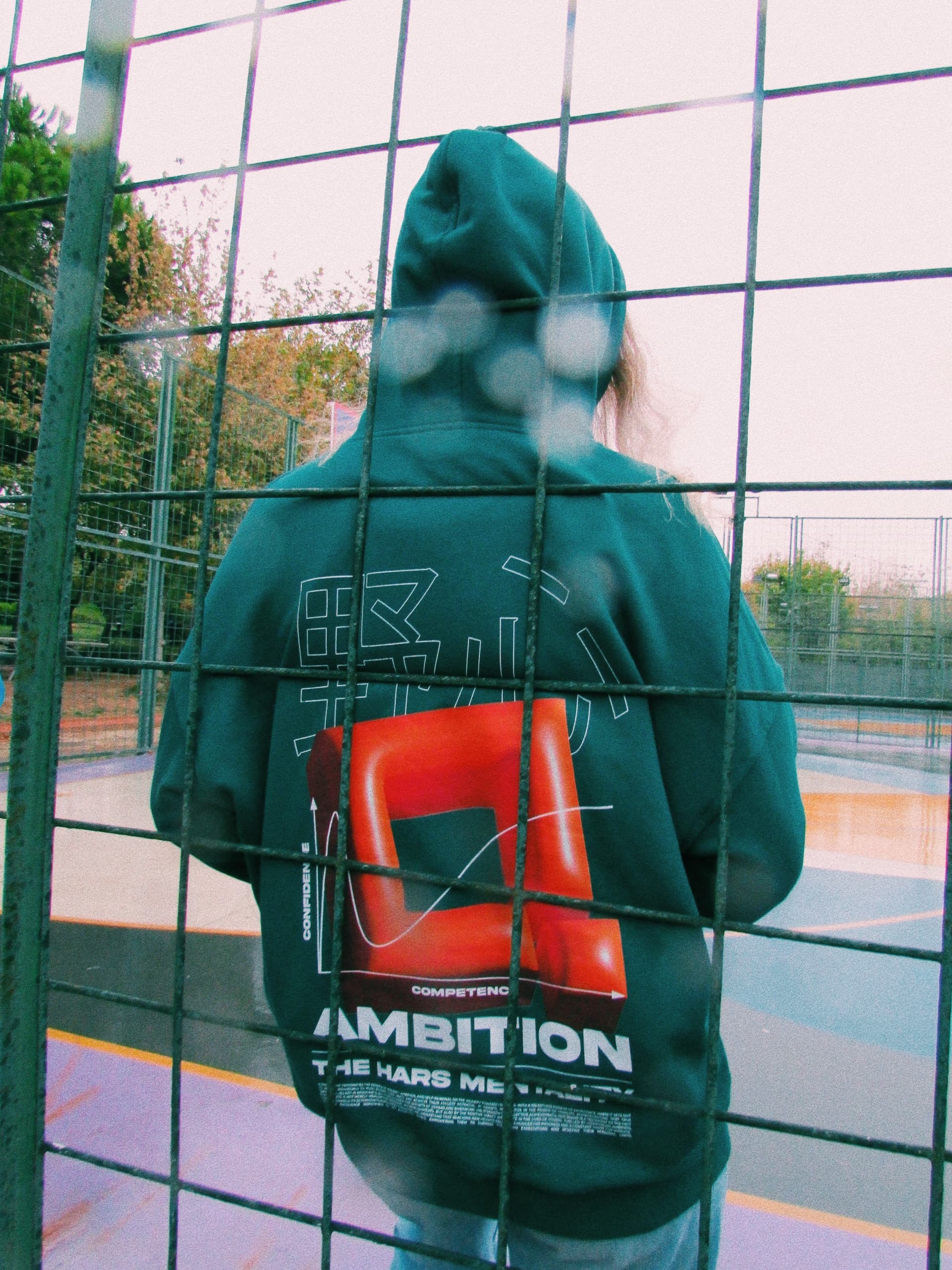 HARS YEŞİL "AMBITION" HOODIE