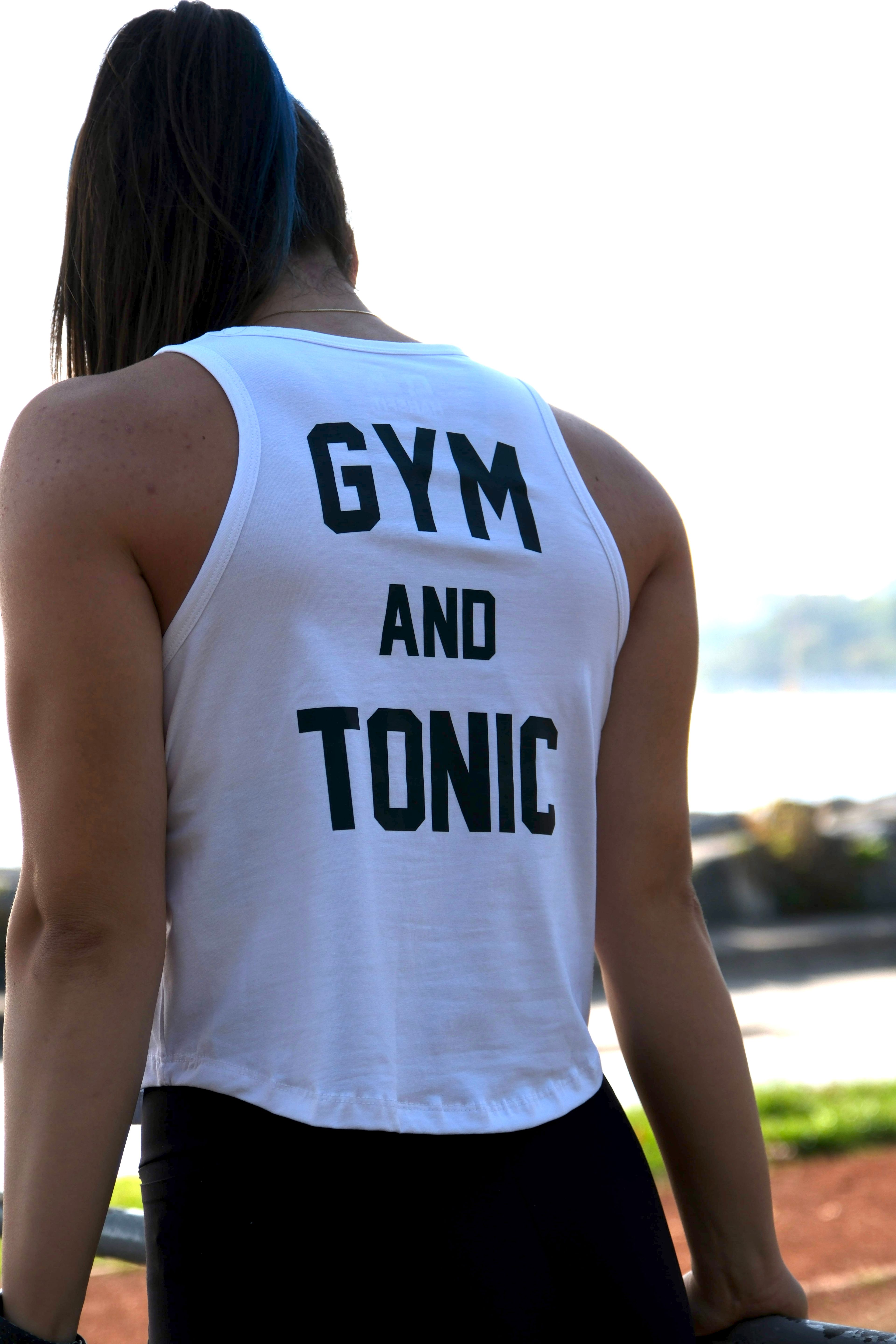 HARS "GYM AND TONIC" CROPPED TANK