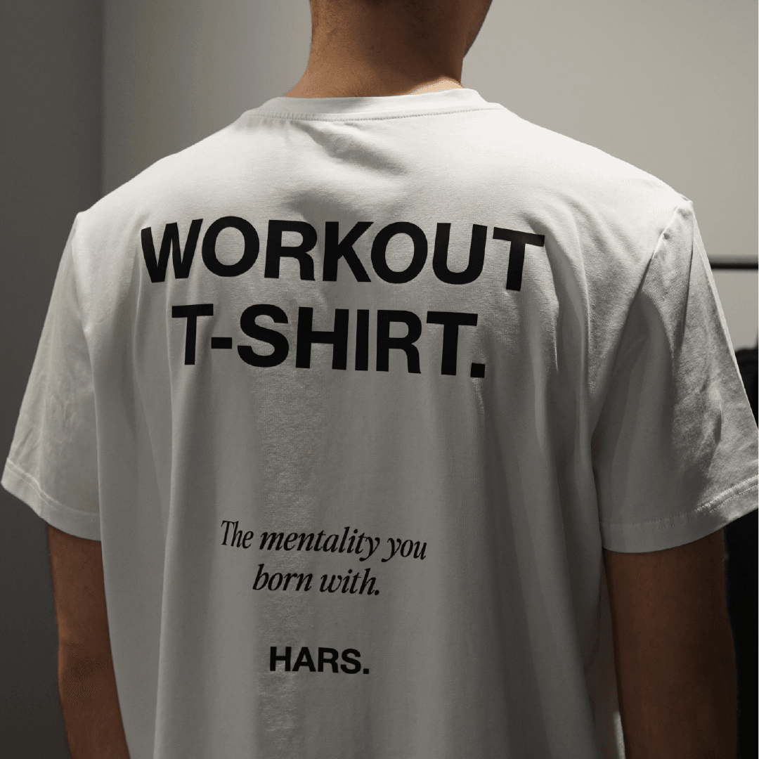 HARS BEYAZ "WORKOUT T-SHIRT"