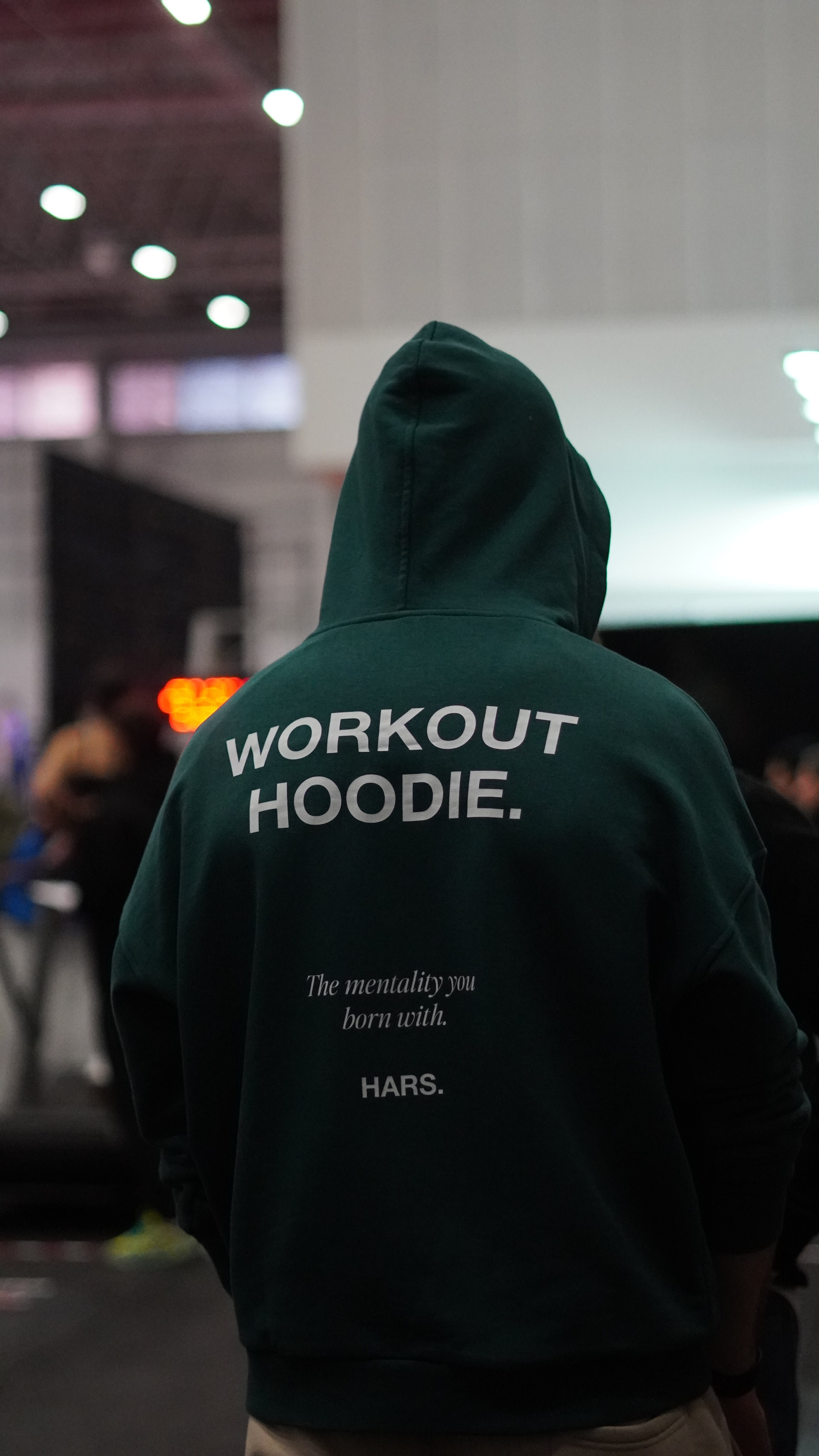 HARS YEŞİL "WORKOUT HOODIE" 