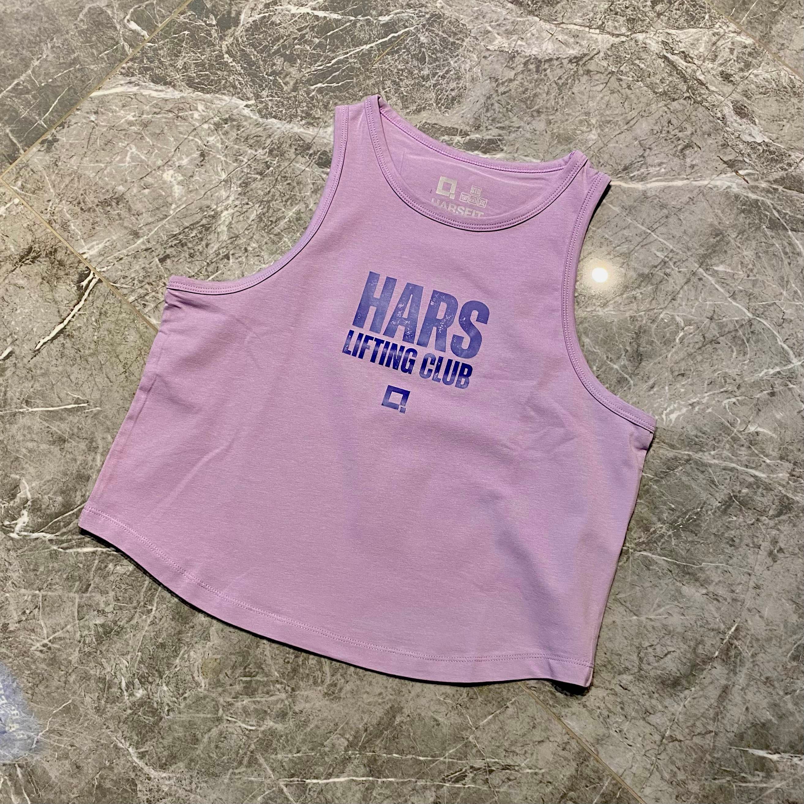 LİLA "GIRLS WHO LIFT" CROPPED TANK 