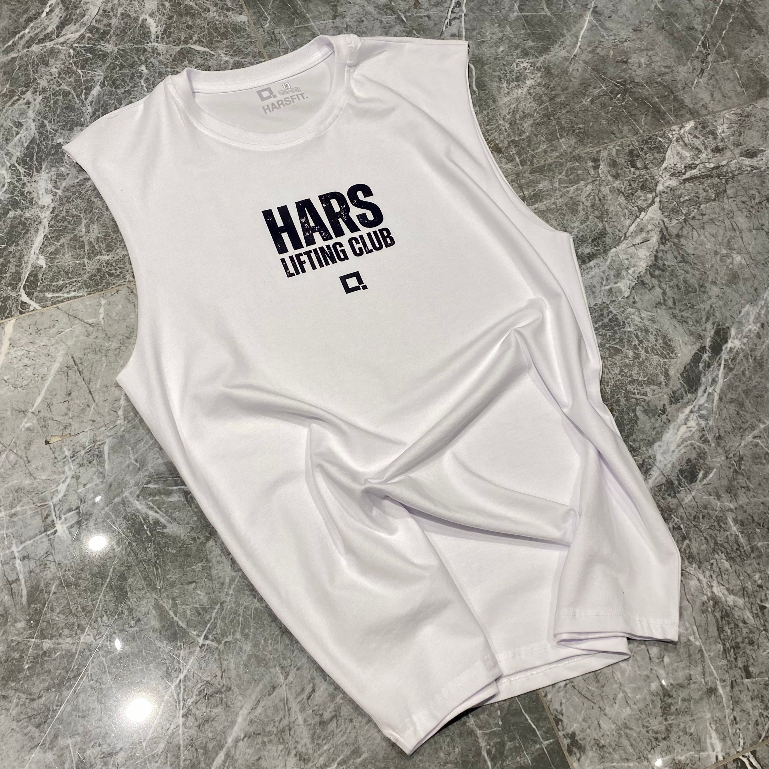 HARS WHITE "TRAINING DIVISION" SLEEVELESS 