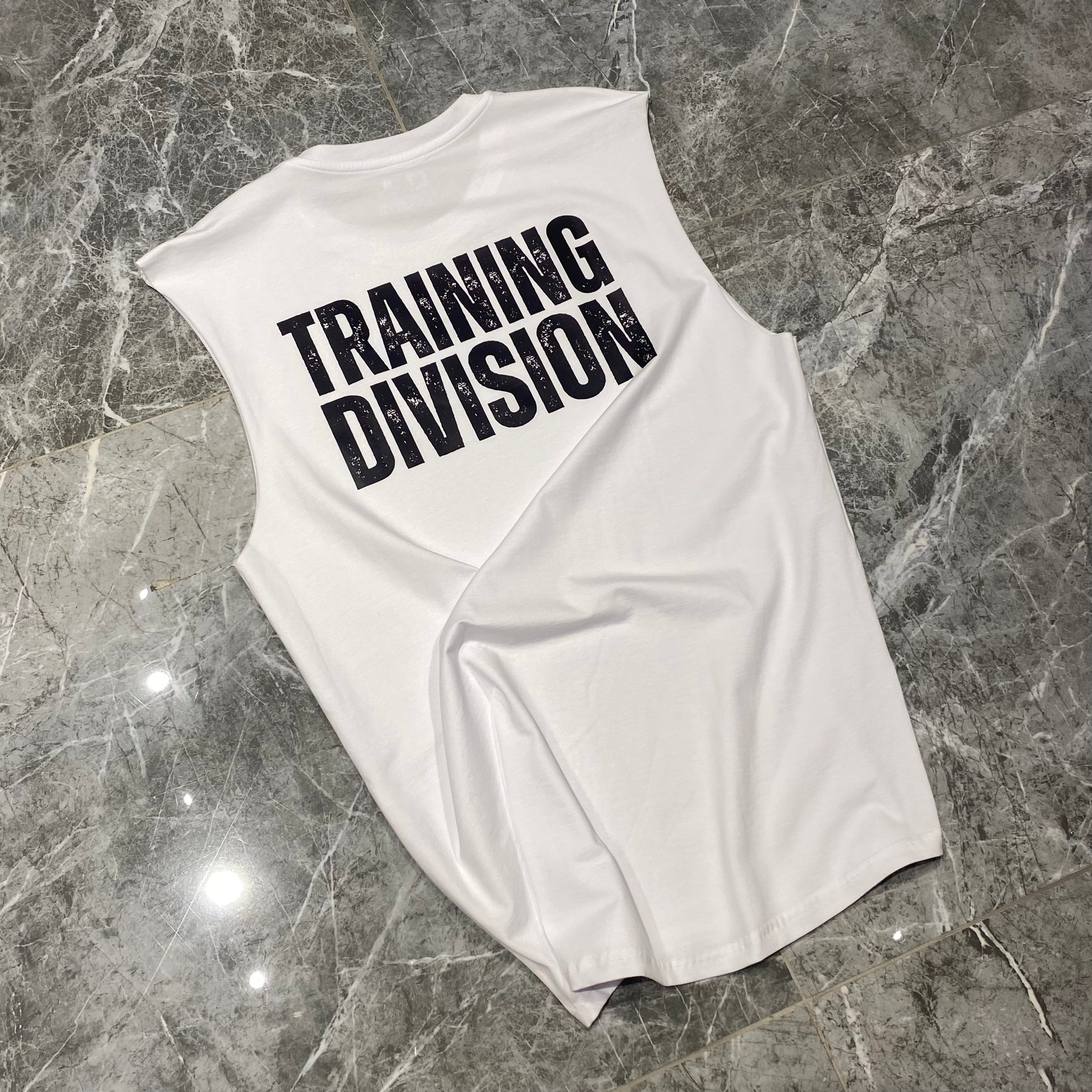 HARS WHITE "TRAINING DIVISION" SLEEVELESS 