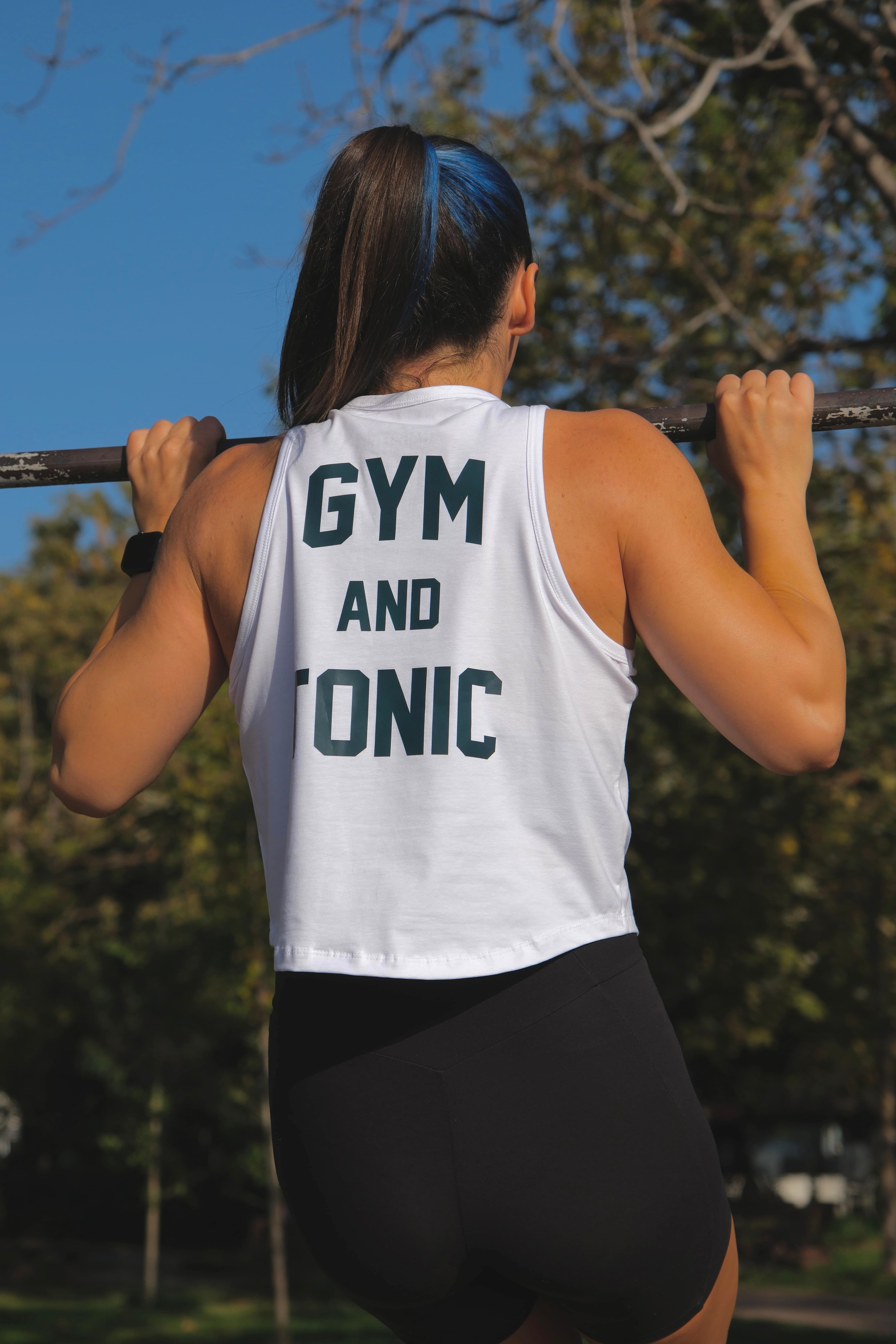 HARS "GYM AND TONIC" CROPPED TANK