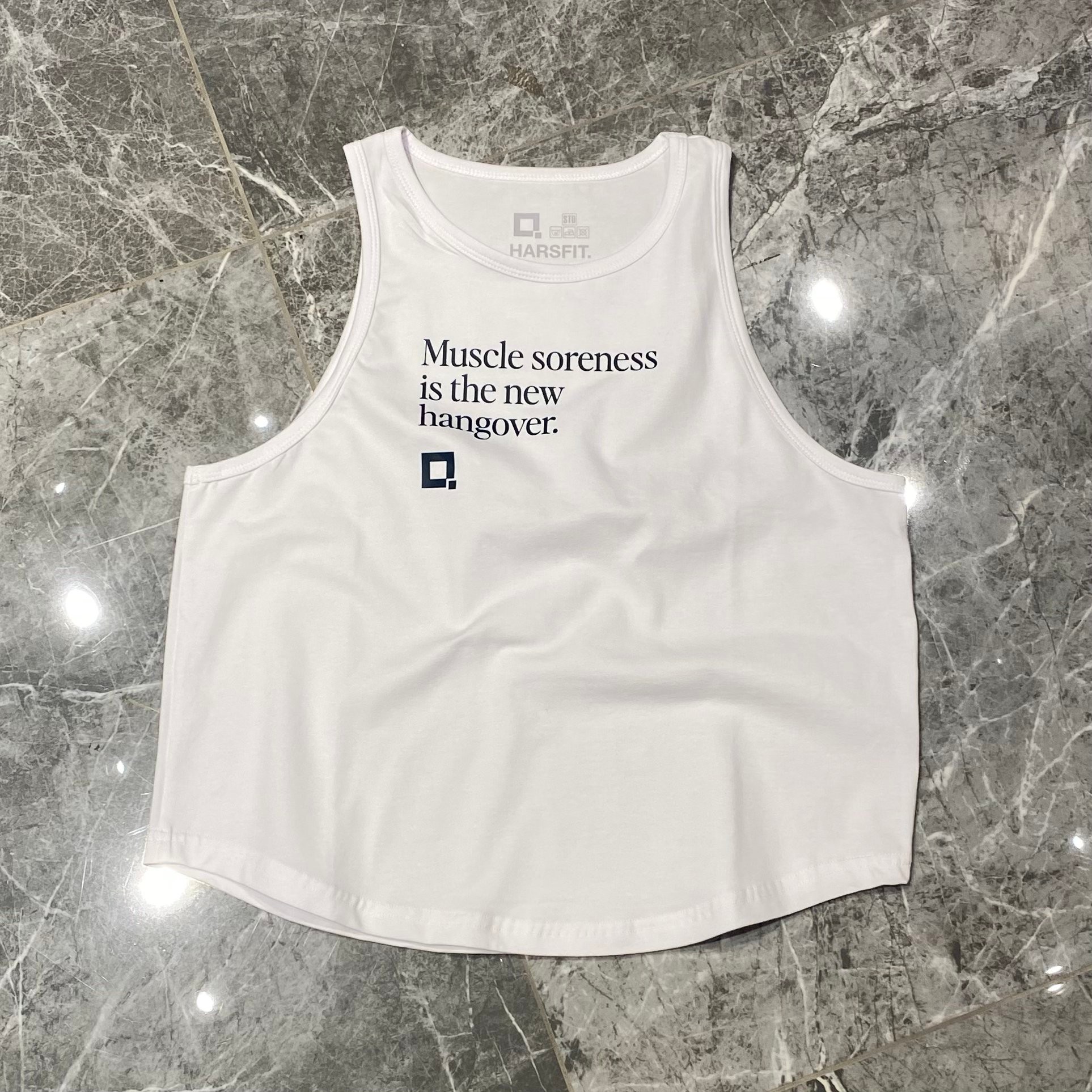 HARS "GYM AND TONIC" CROPPED TANK