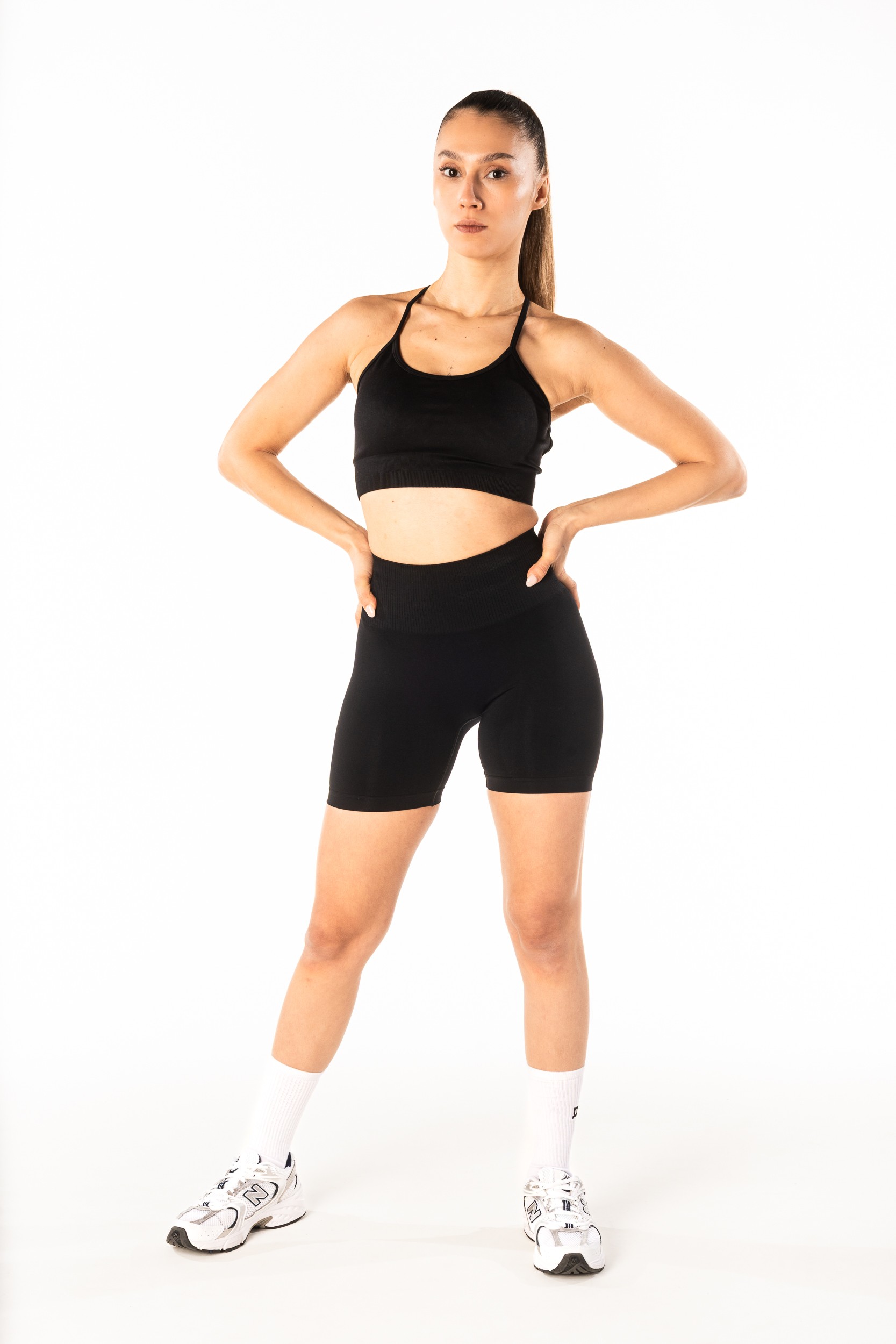 HARS CORIA ESNEK VE TOPARLAYICI YÜKSEK BEL SPOR 13 CM DÜZ TAYT 