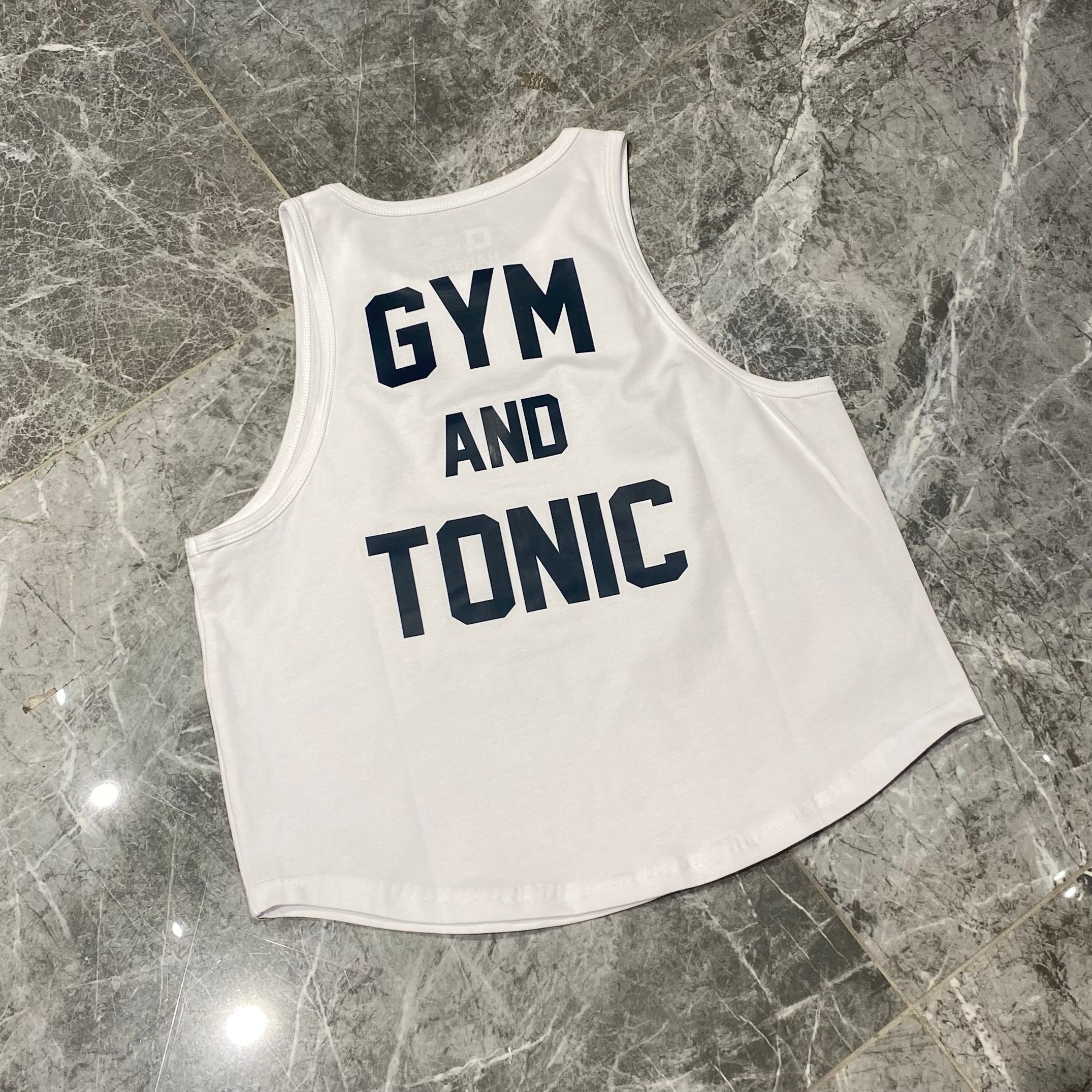 HARS "GYM AND TONIC" CROPPED TANK