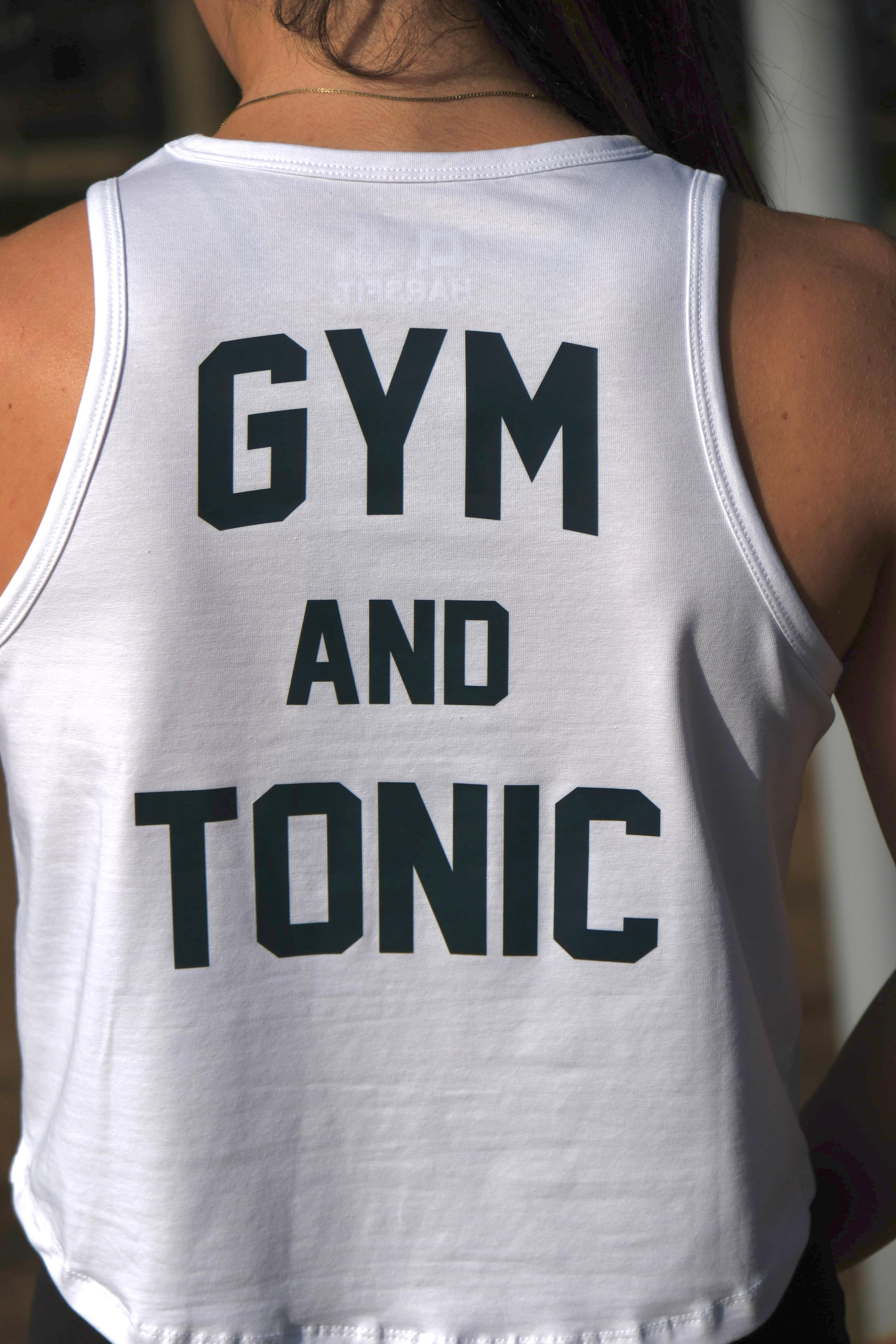 HARS "GYM AND TONIC" CROPPED TANK