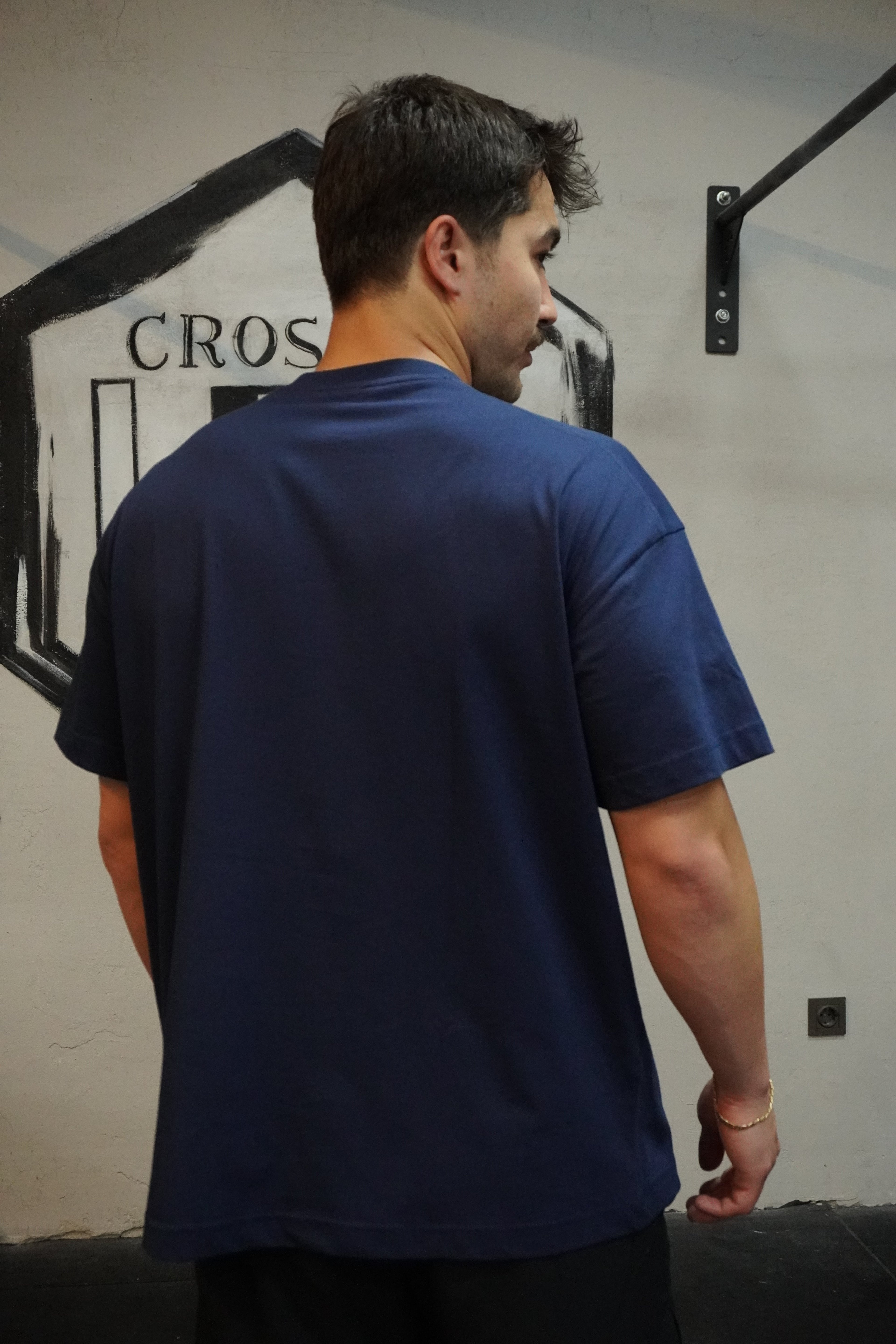 HARS NAVY BLUE "HEAVYWEIGHT" OVERSIZE T-SHIRT