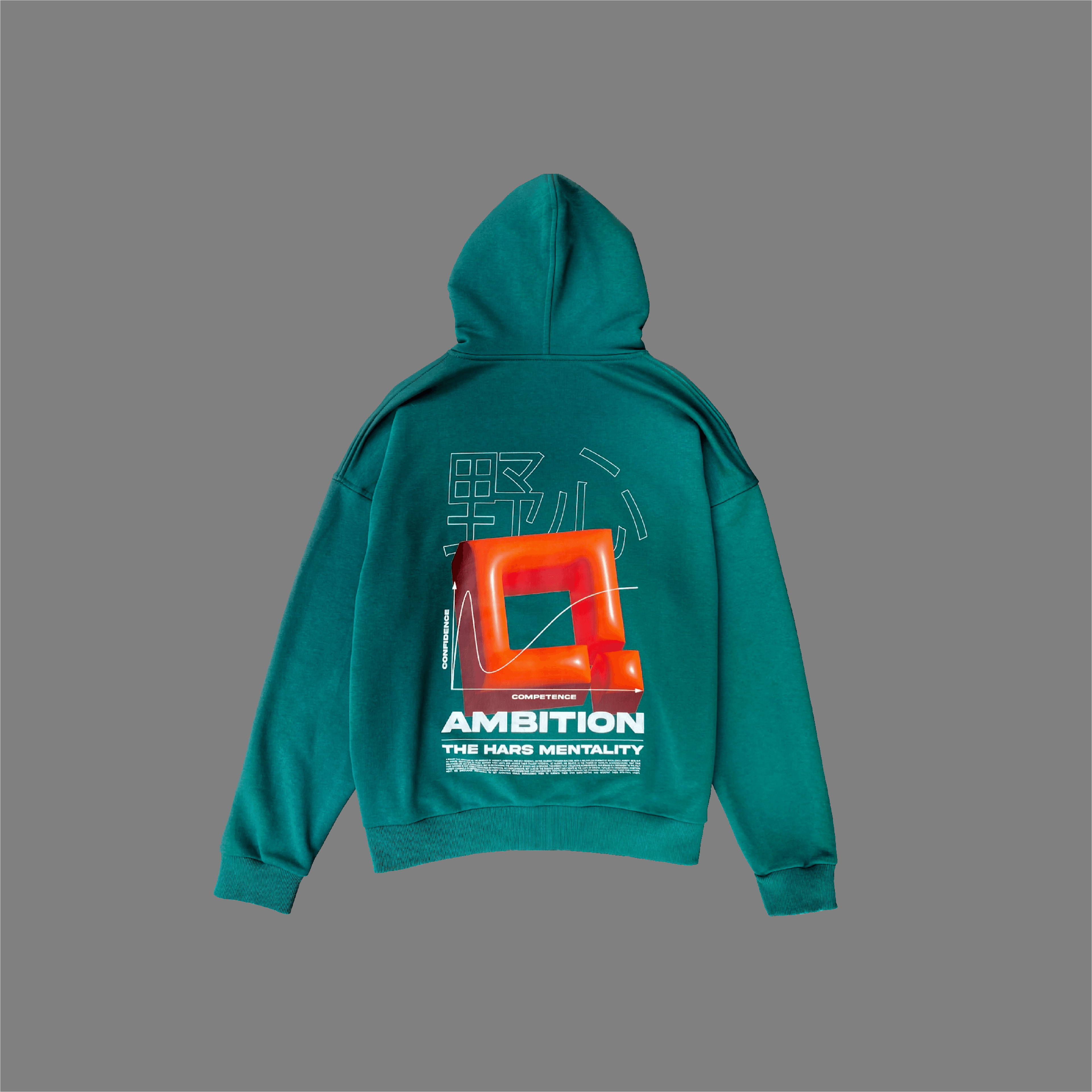 HARS YEŞİL "AMBITION" HOODIE