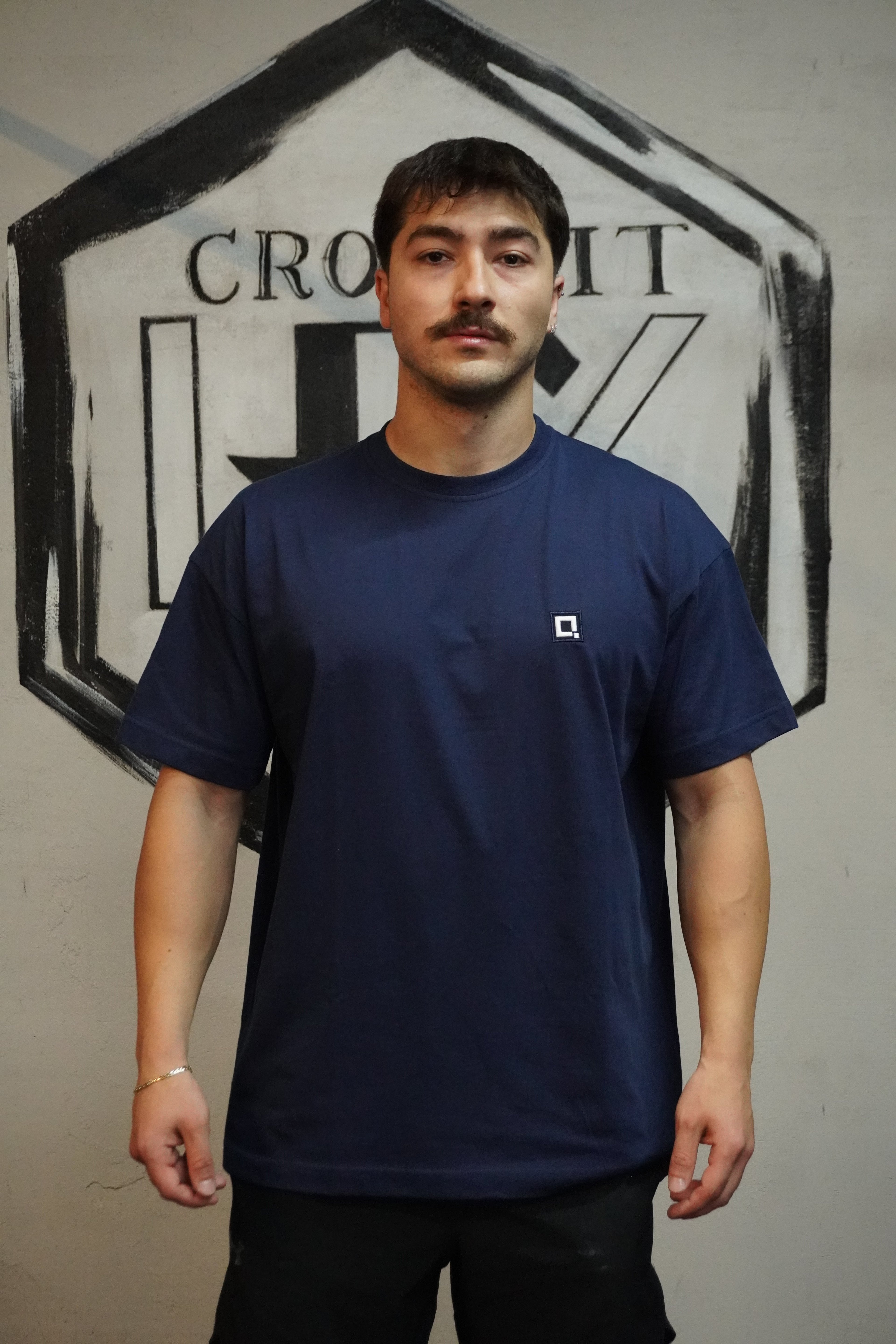 HARS NAVY BLUE "HEAVYWEIGHT" OVERSIZE T-SHIRT