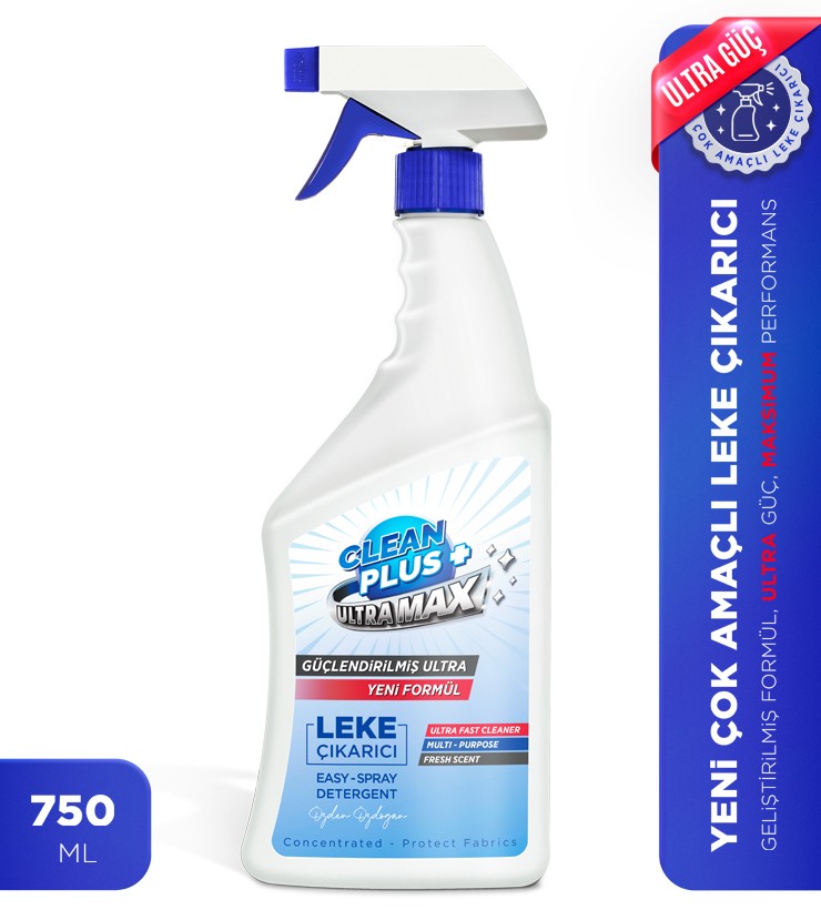 Clean Plus+ Çok Amaçlı Ultra Güçlü Leke Çıkarıcı 750 ml