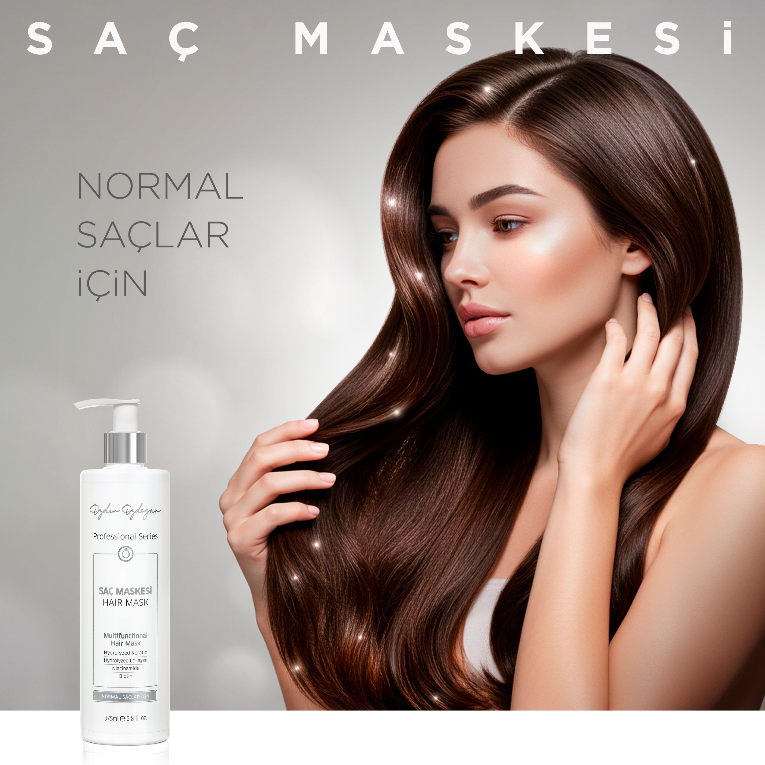 Normal Saçlar İçin Keratin Ve Biotin İçerikle Besleyici Saç Maskesi
