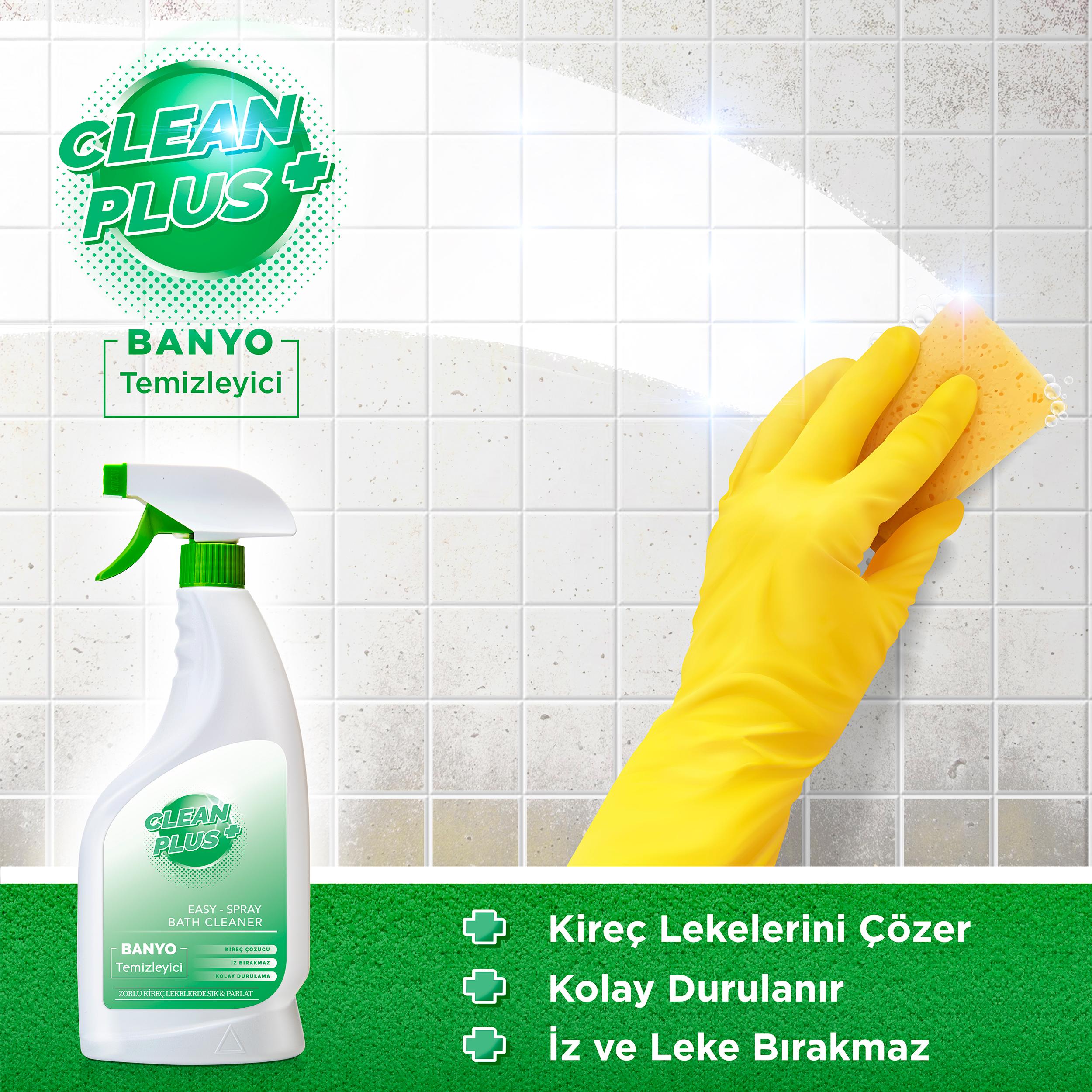 Clean Plus+ Efsane 3'lü Temizlik Seti Mutfak Temizleyici, Leke Çıkarıcı ve Banyo Temizleyici