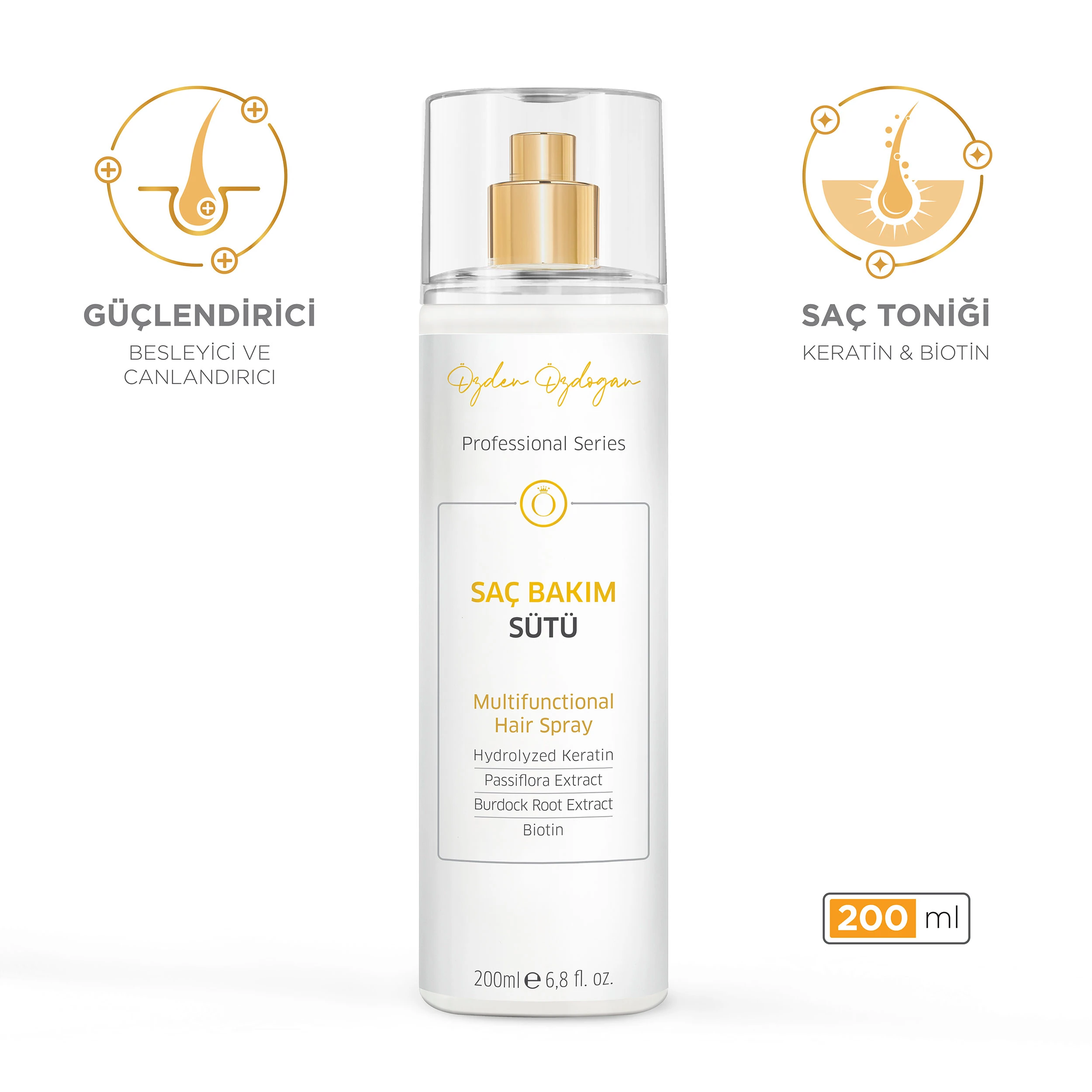 Güçlendirici, Besleyici ve Onarıcı Saç Toniği Keratin & Biotin 200 ml