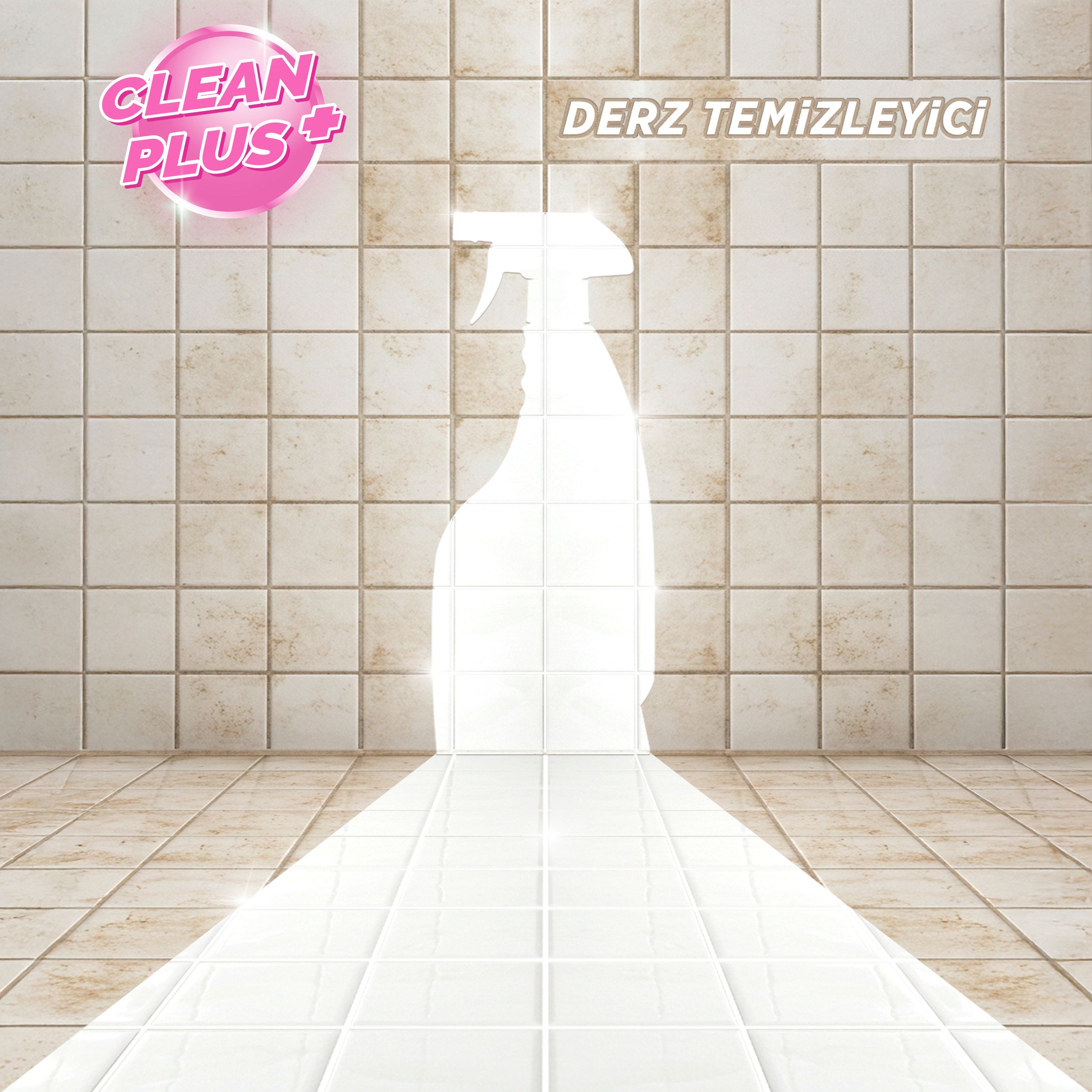 Clean Plus+ Beyazlatıcı Etkili Ultra Güçlü Derz Temizleyici 750 ml