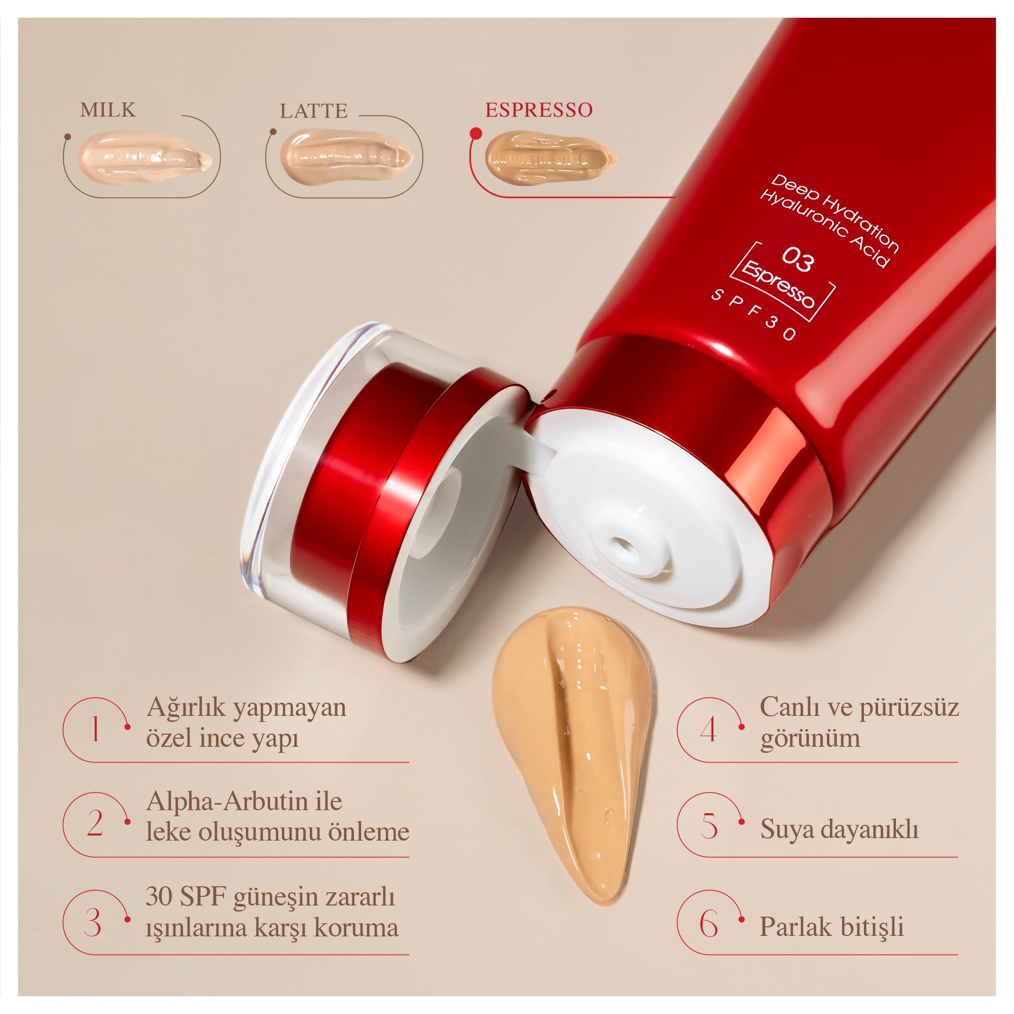 Bb Krem Bebeksi Espresso 03 Spf 30 (50ML)