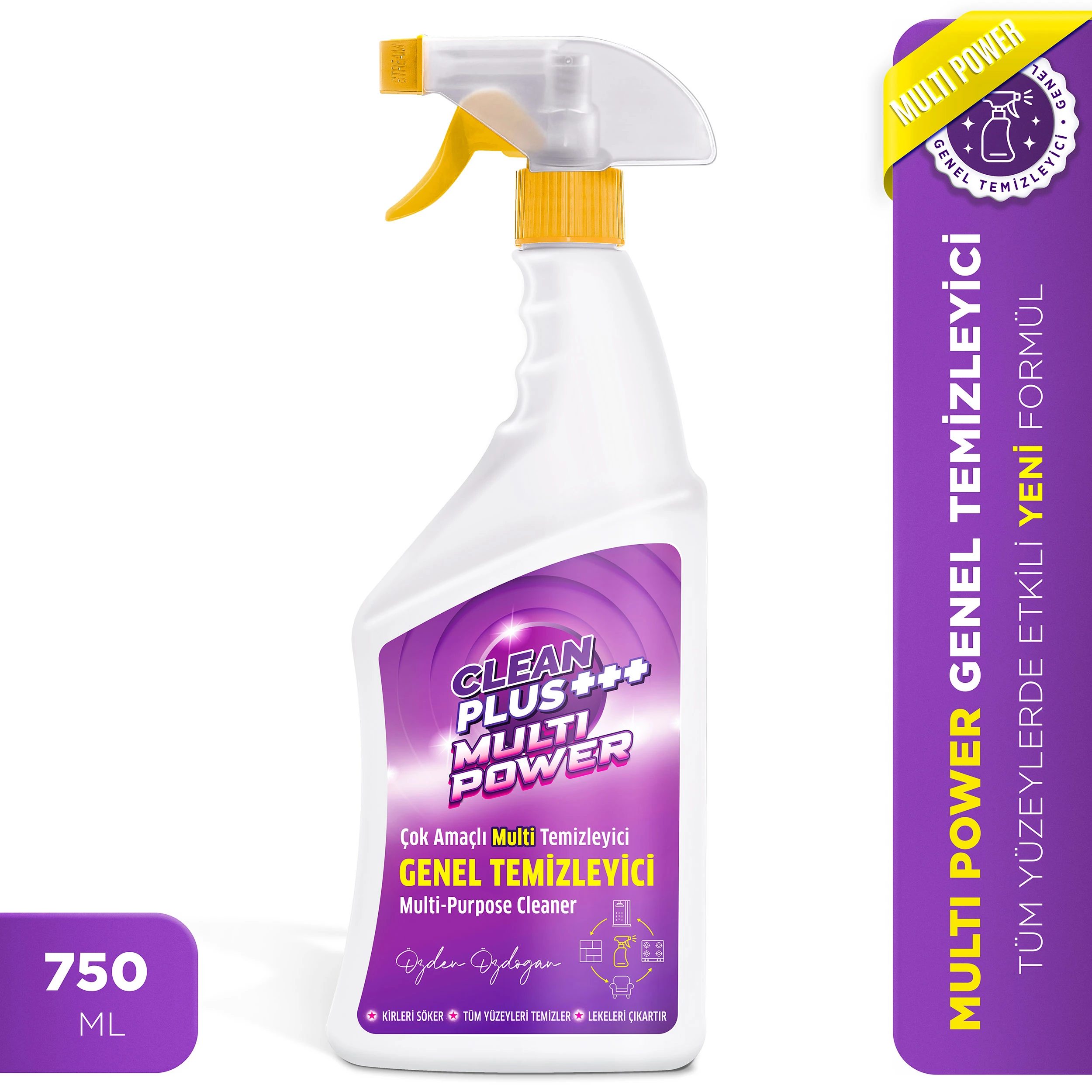 Clean Plus+ Multı Power Çok Amaçlı Multi Temizleyici Genel Temizleyici 750 ml