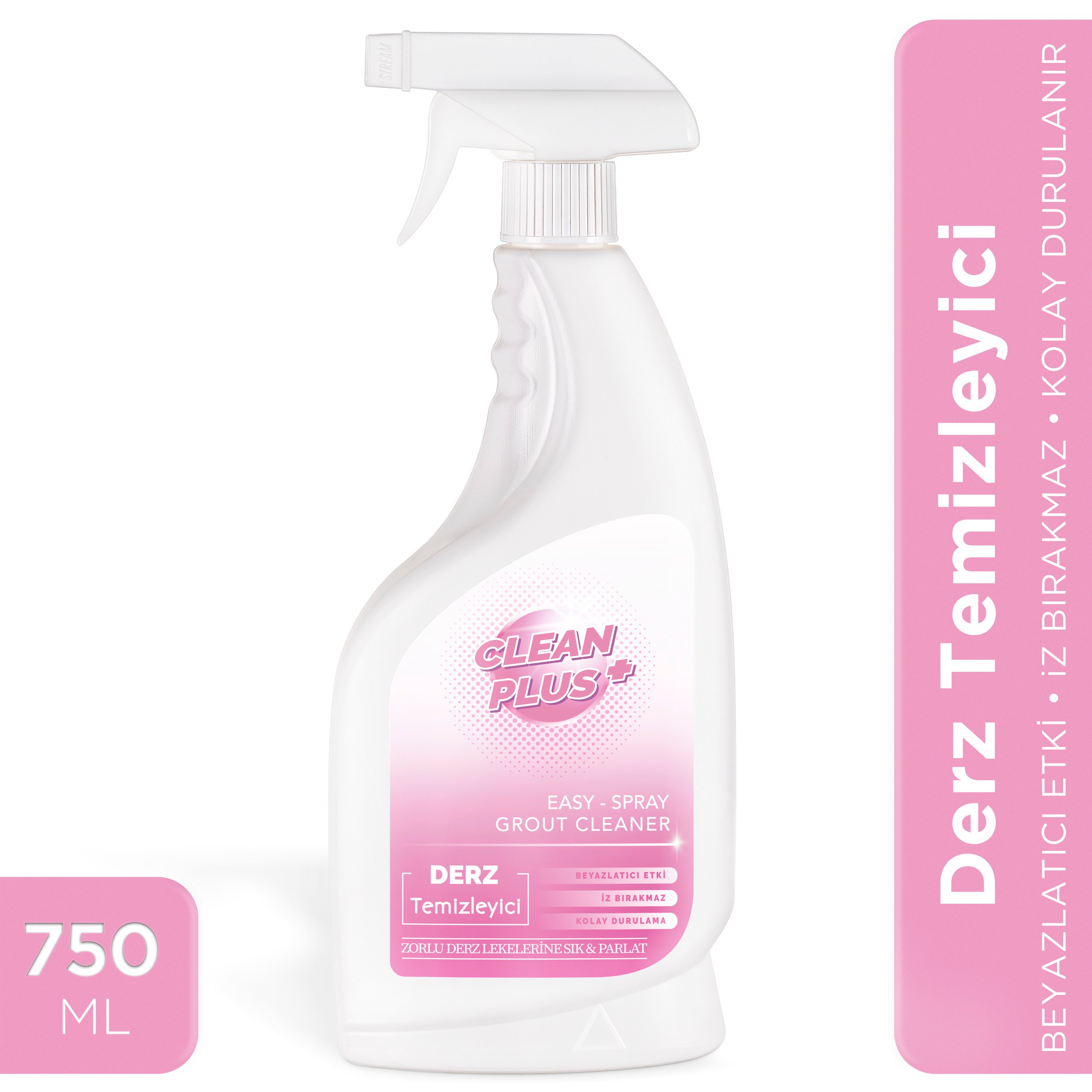 Clean Plus+ Beyazlatıcı Etkili Ultra Güçlü Derz Temizleyici 750 ml