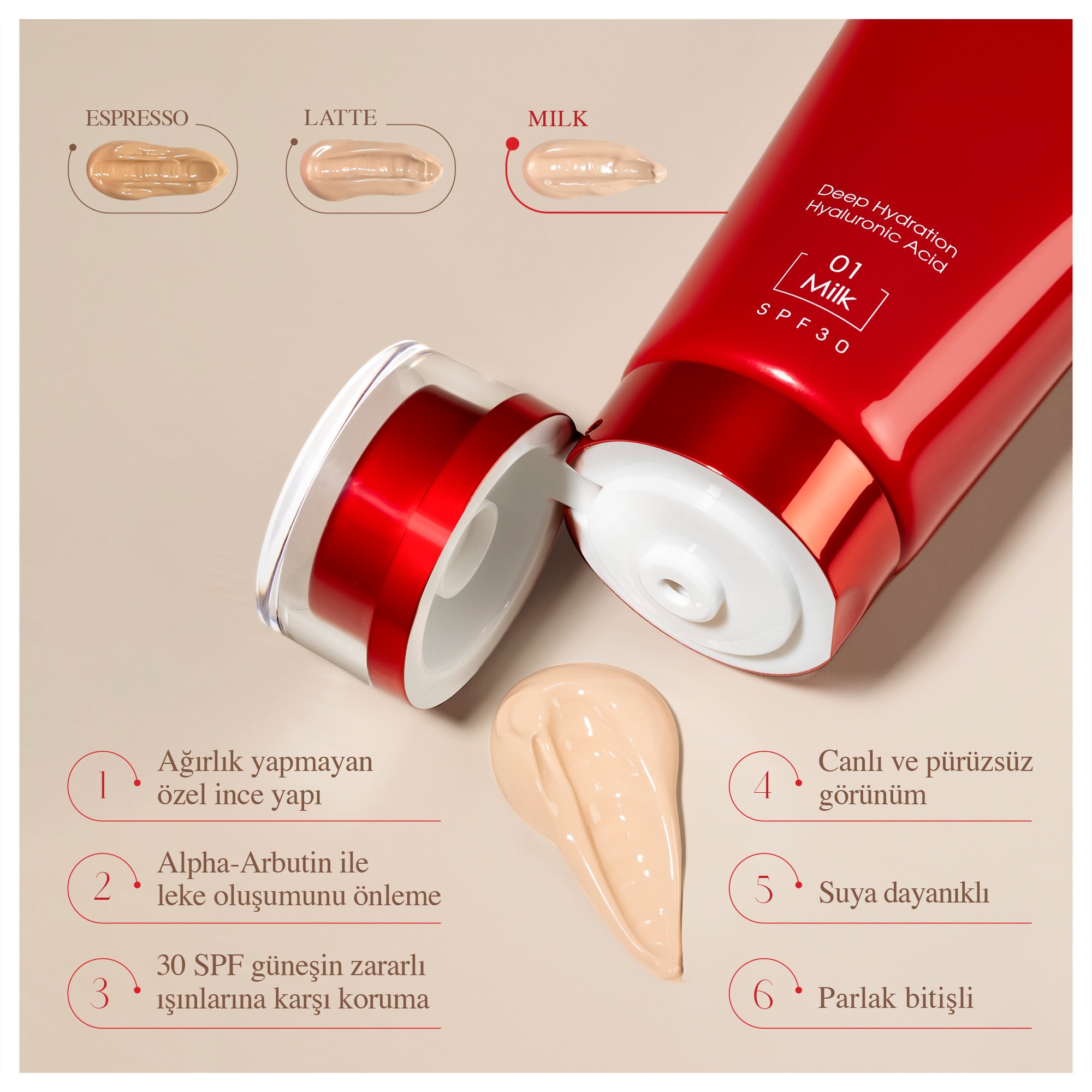 Bb Krem Bebeksi Milk 01 Spf 30 (50ML)