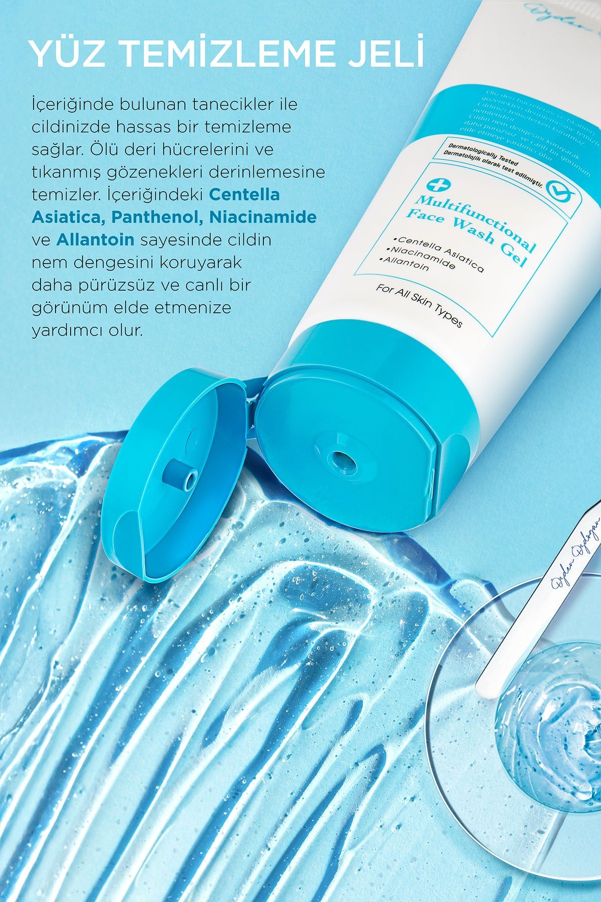 Yüz Temizleme Jeli - Tanecikli Hassas Temizleme, Aydınlatıcı, Canlandırıcı 200 ml