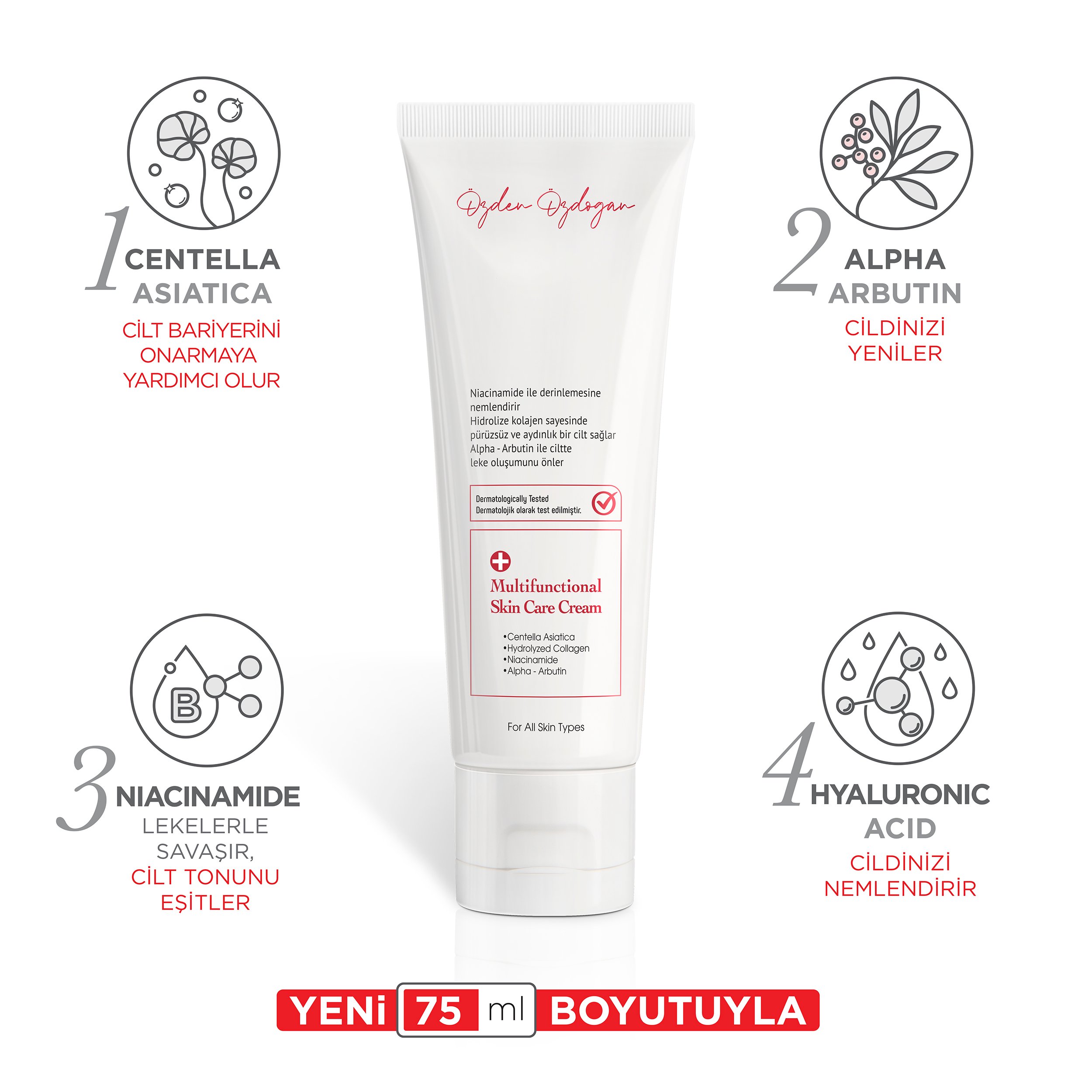 Yatıştırıcı ve Onarıcı Cilt Bakım Kremi 75 ml