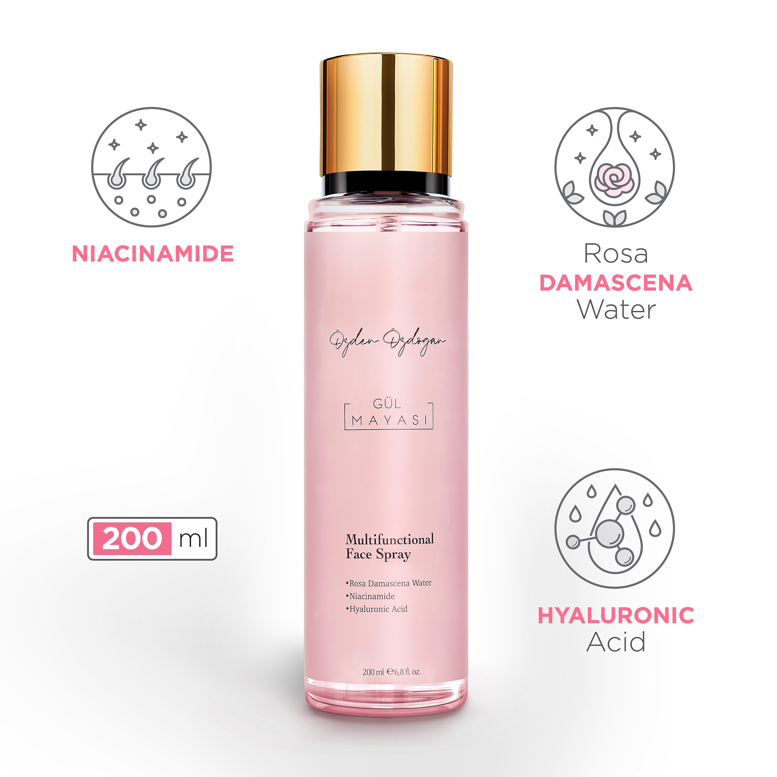 Gül Mayası Aydınlatıcı ve Gözenek Sıkılaştırıcı Tonik 200 ml