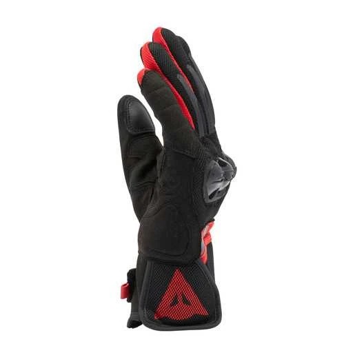 DAINESE ELD/MIG 3 AIR TEX GLOVES BLACK/RED-LAVA YAZLIK ELDİVEN